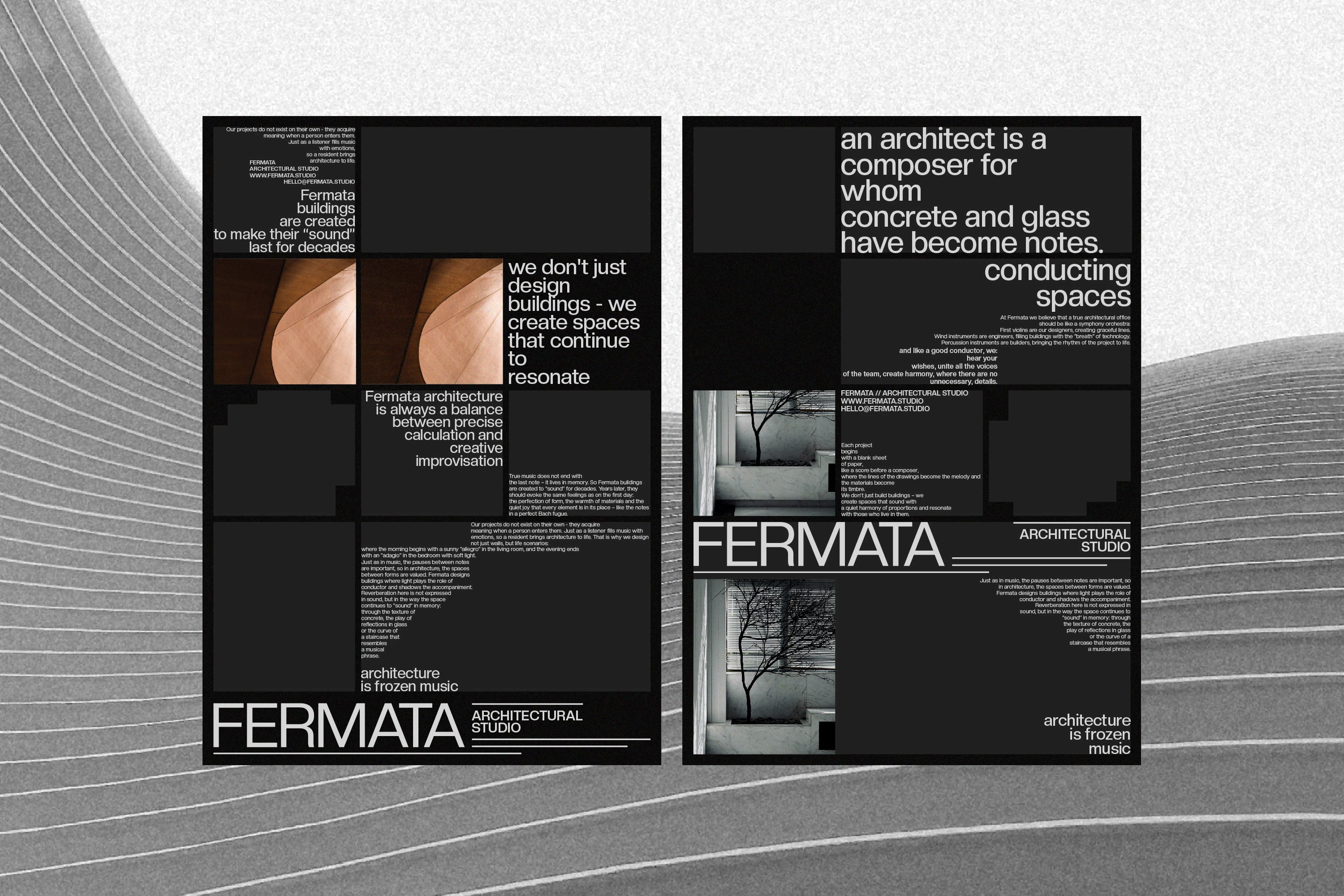 Fermata / айдентика для архитектурной студии — Изображение №9 — Брендинг на Dprofile