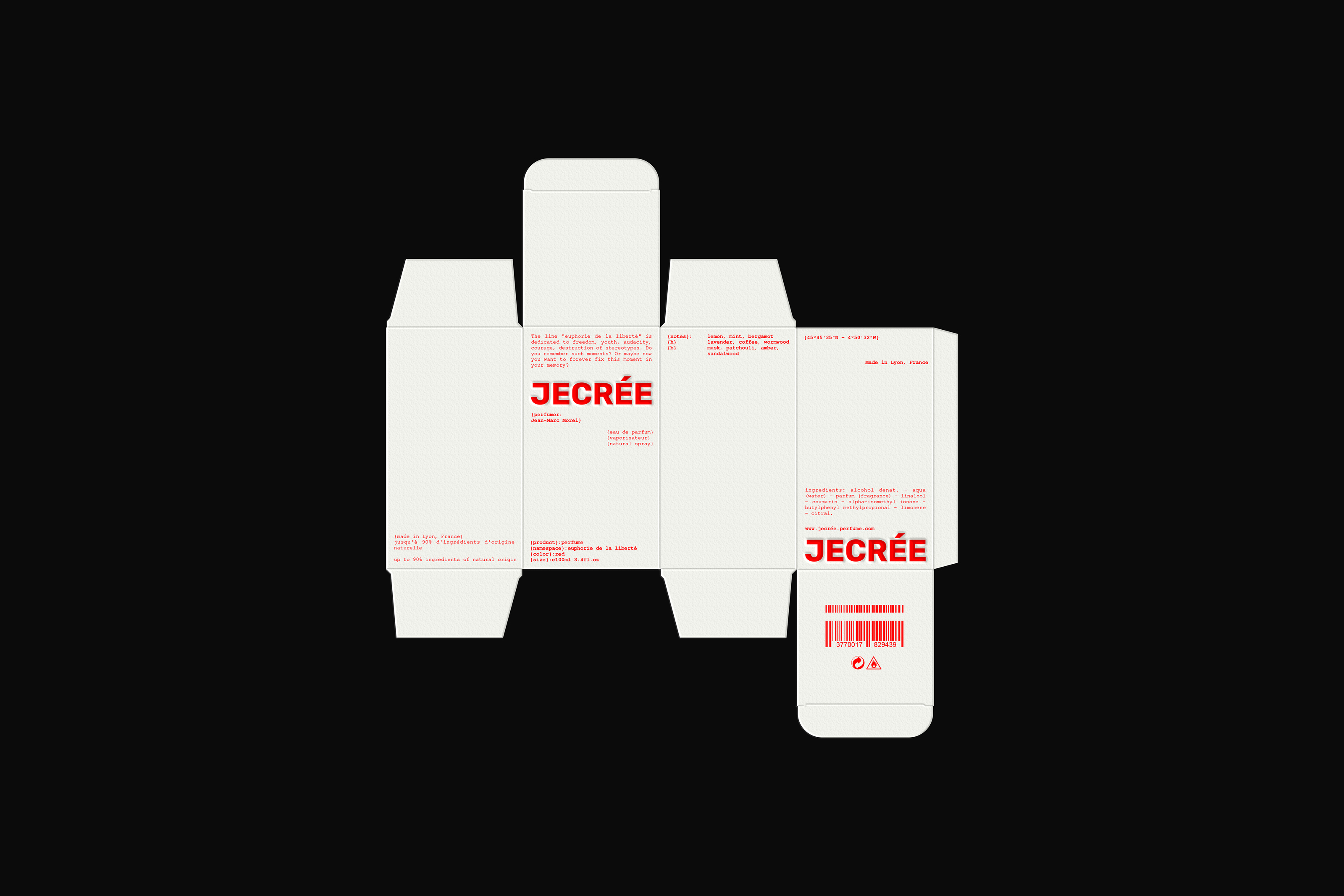 JECRÉE / Identity for a perfume brand — Изображение №21 — Брендинг, Графика на Dprofile