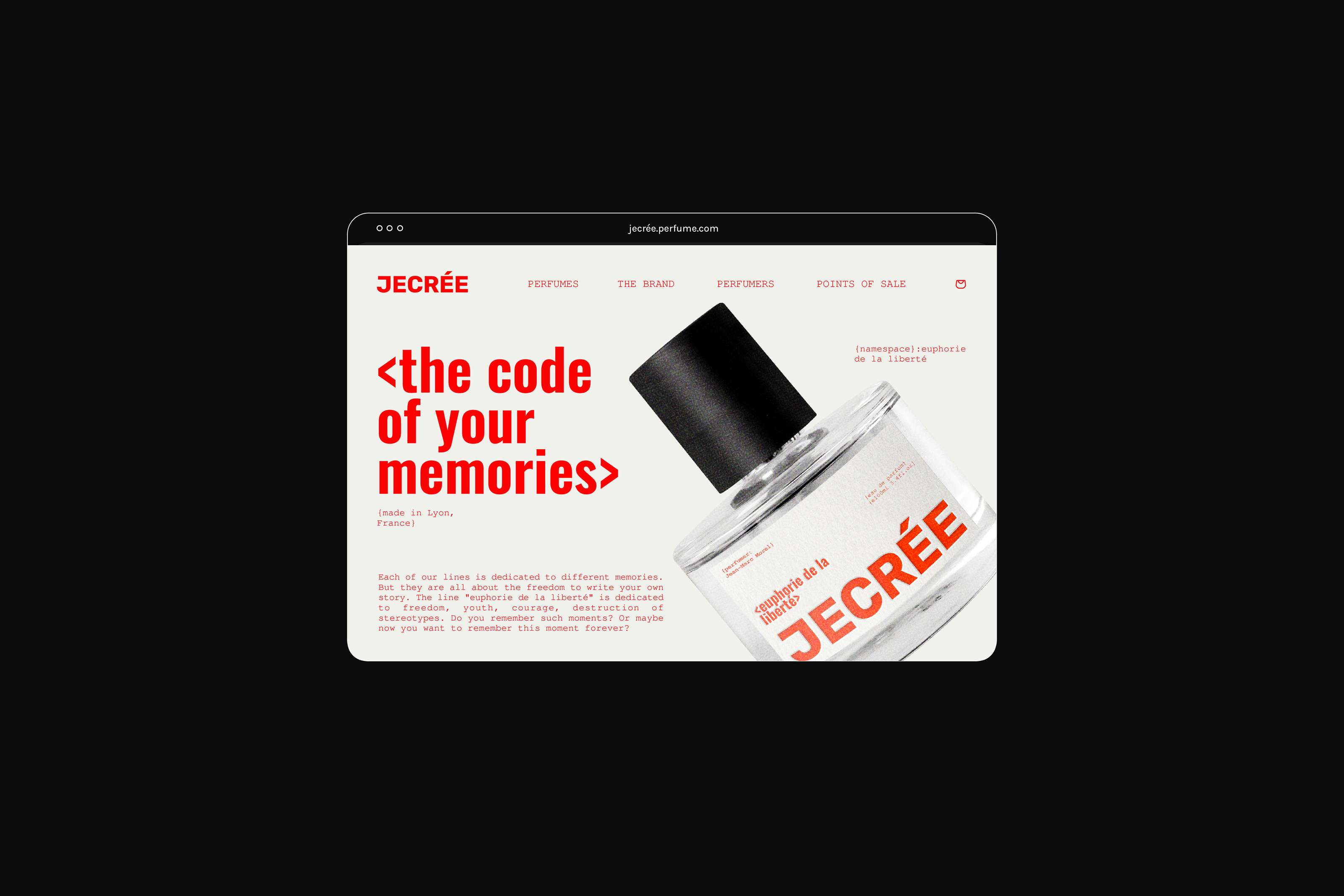 JECRÉE / Identity for a perfume brand — Изображение №13 — Брендинг, Графика на Dprofile