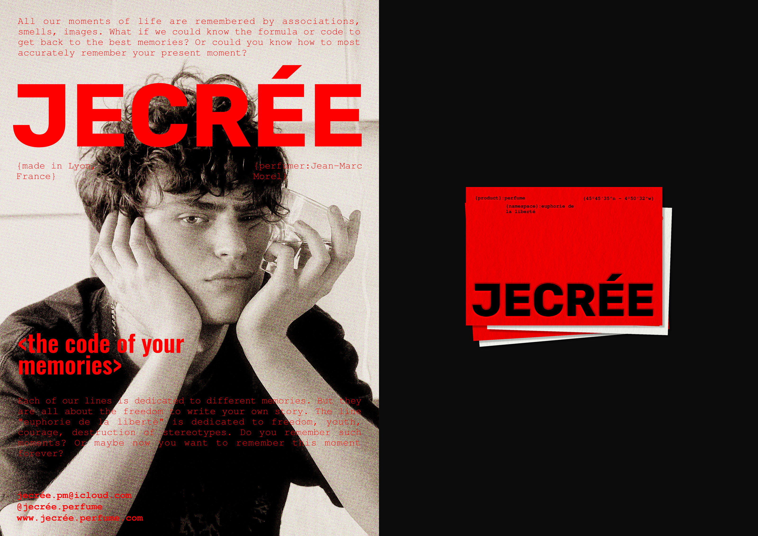 JECRÉE / Identity for a perfume brand — Изображение №9 — Брендинг, Графика на Dprofile