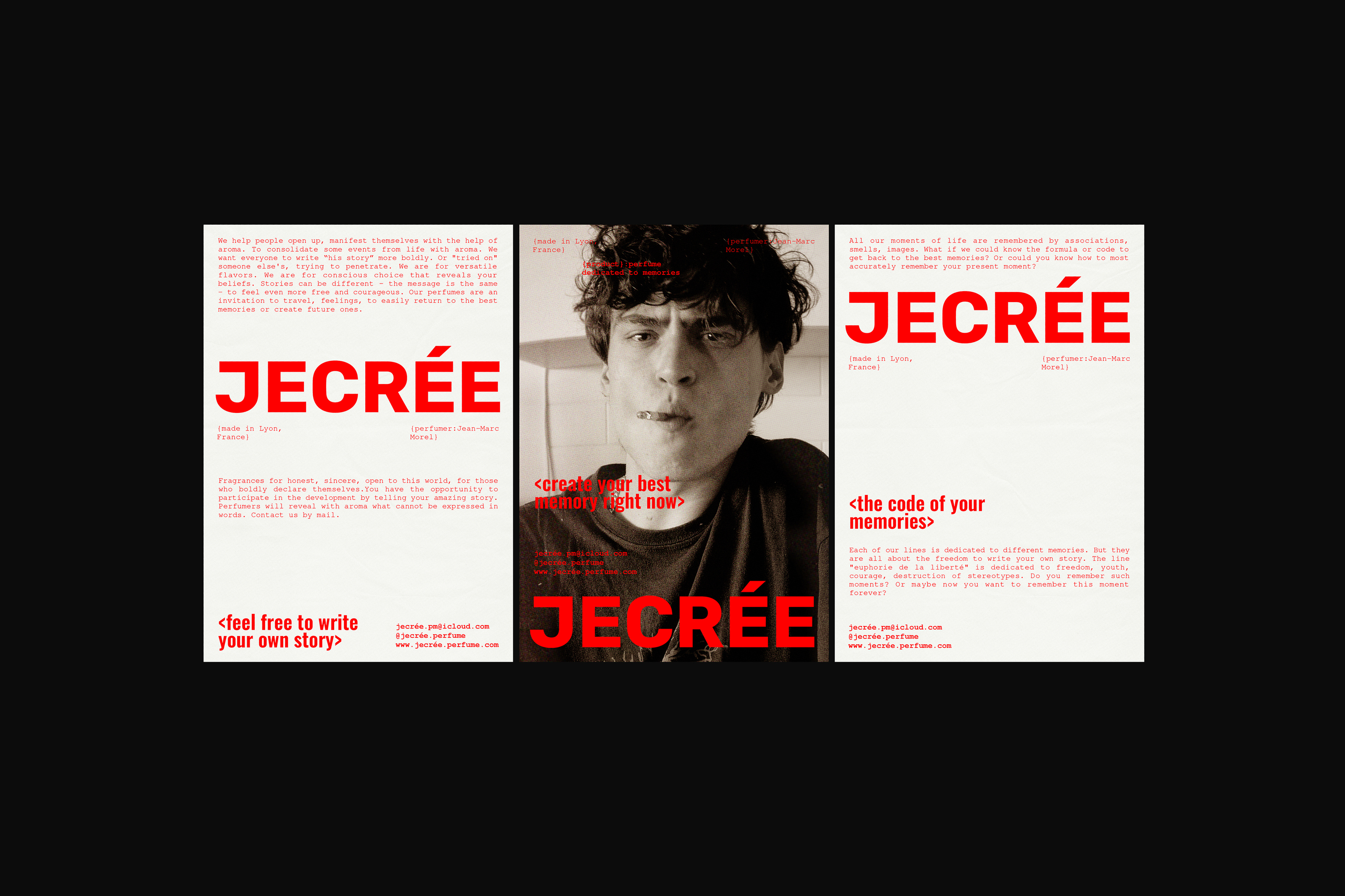 JECRÉE / Identity for a perfume brand — Изображение №18 — Брендинг, Графика на Dprofile