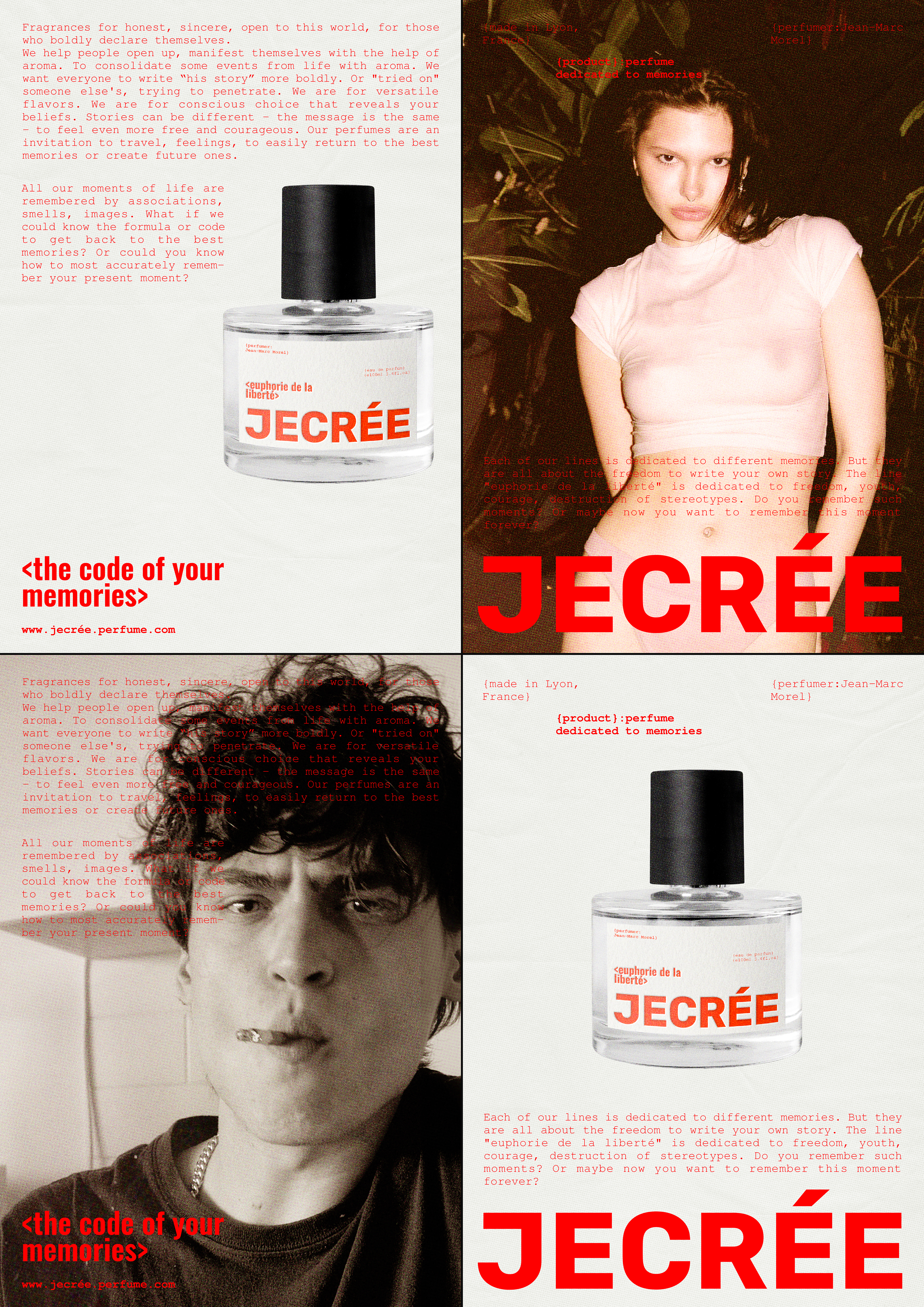 JECRÉE / Identity for a perfume brand — Изображение №5 — Брендинг, Графика на Dprofile