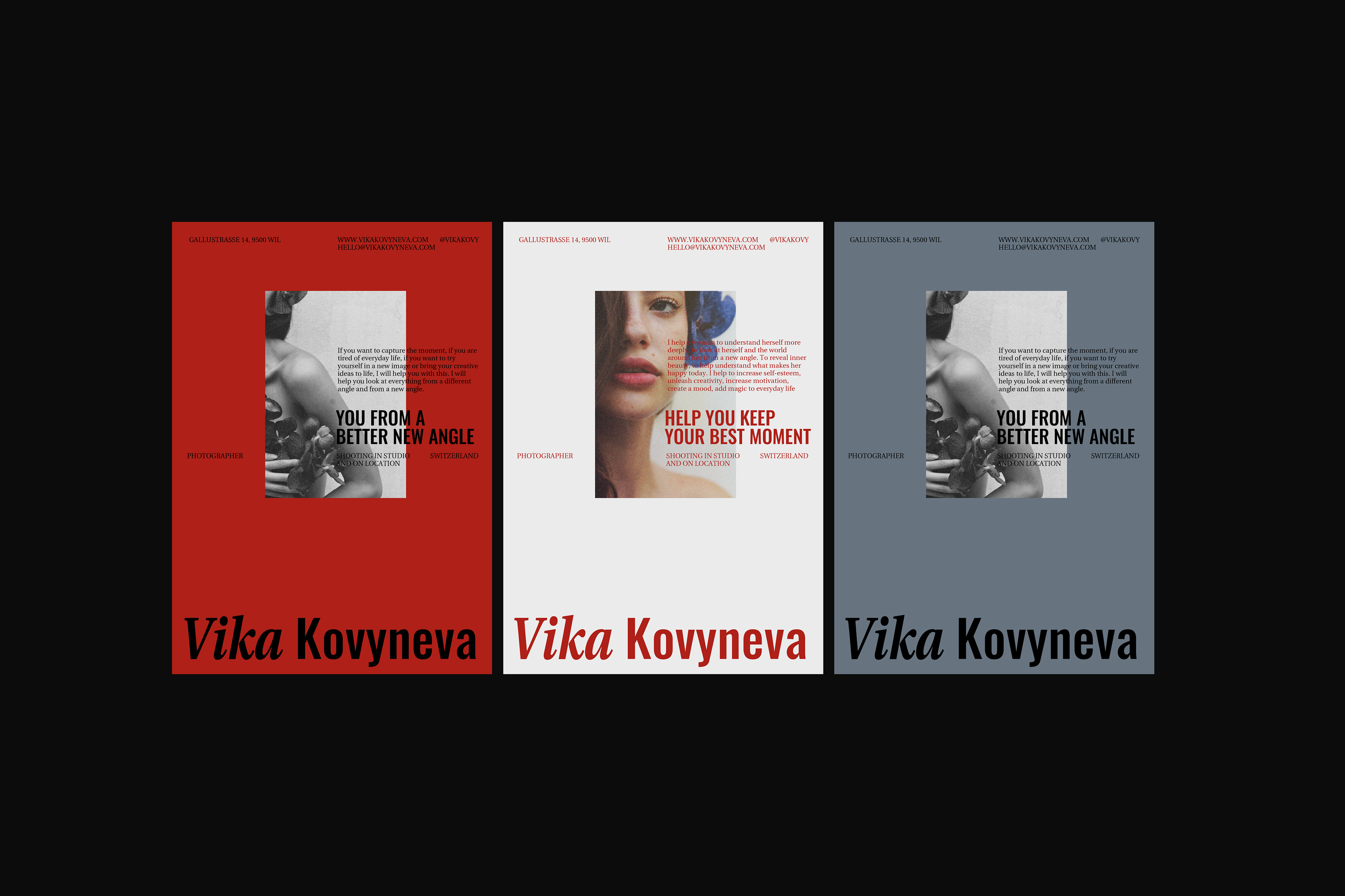 Vika Kovyneva / Айдентика для фотографа — Изображение №16 — Брендинг, Графика на Dprofile