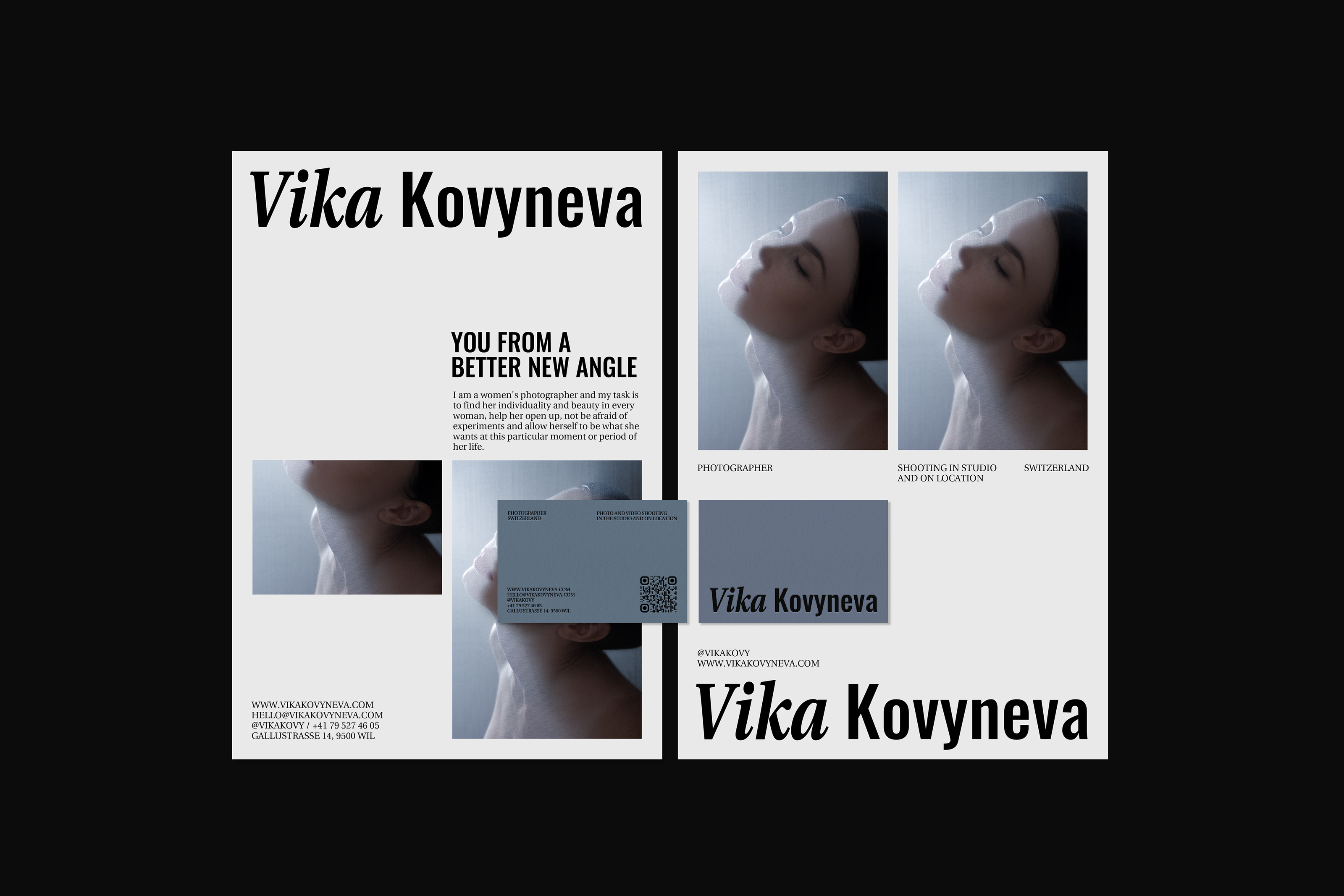 Vika Kovyneva / Айдентика для фотографа — Изображение №10 — Брендинг, Графика на Dprofile