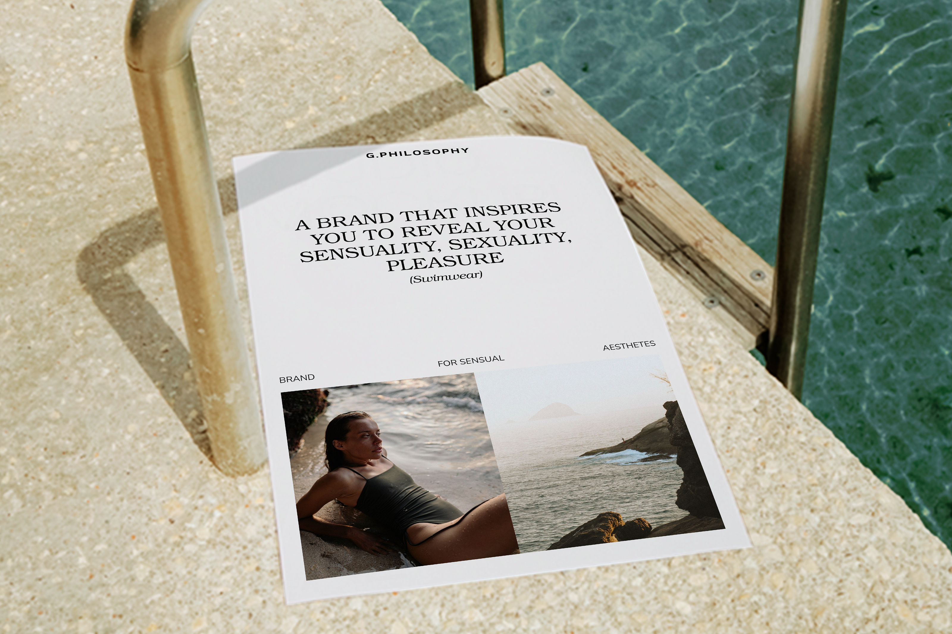 G.PHILOSOPHY / Айдентика для бренда купальников — Изображение №4 — Брендинг на Dprofile