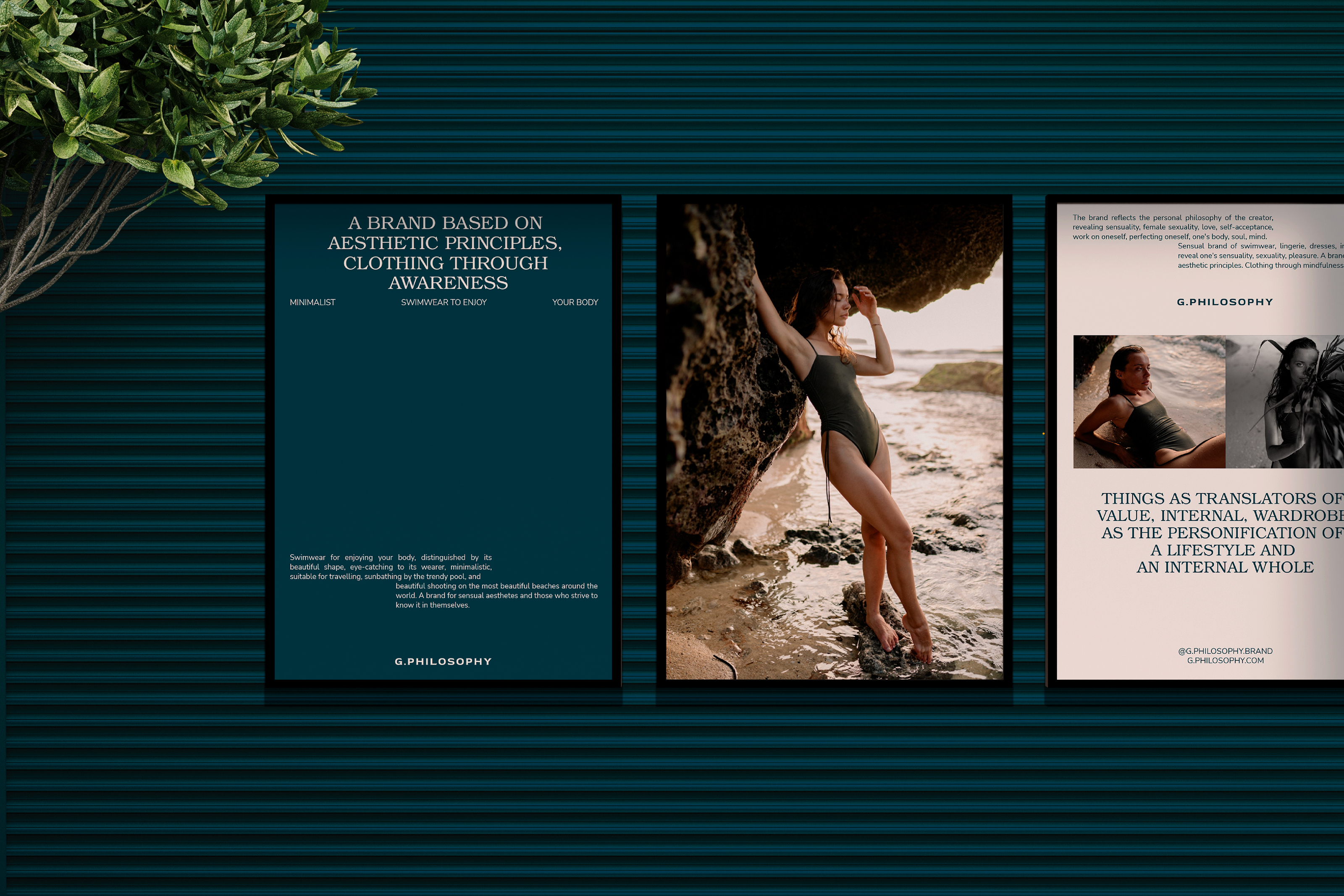G.PHILOSOPHY / Айдентика для бренда купальников — Изображение №8 — Брендинг на Dprofile