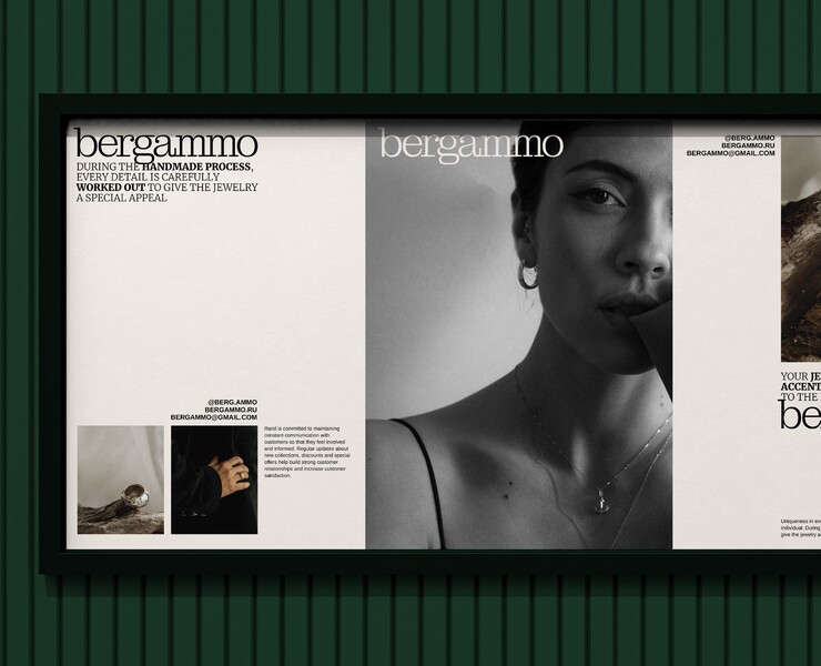 Bergammo / Айдентика для украшений ручной работы — Брендинг, Графика на Dprofile