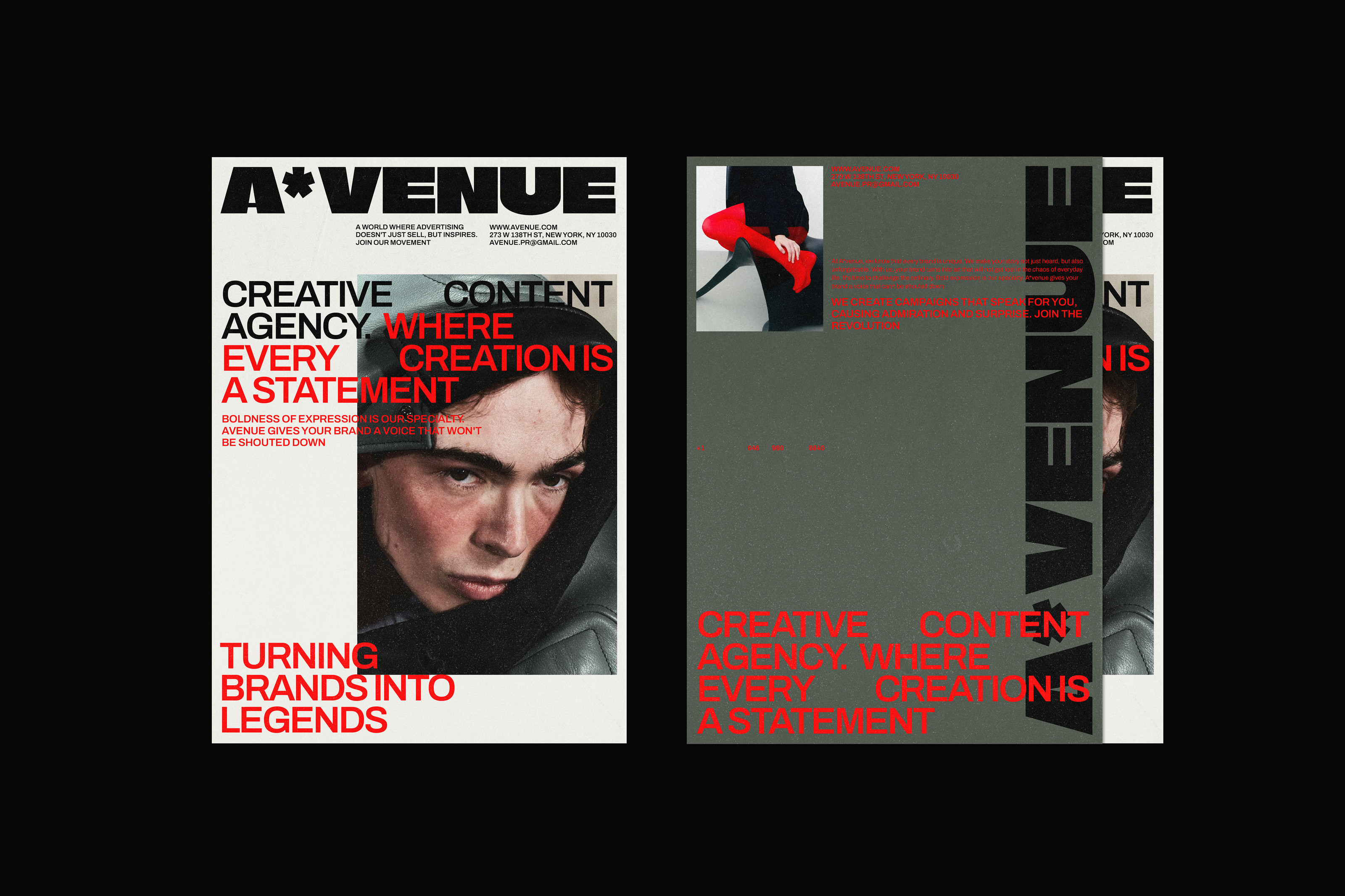 A*venue / Айдентика для креативного контент-агенства — Изображение №17 — Брендинг, Графика на Dprofile
