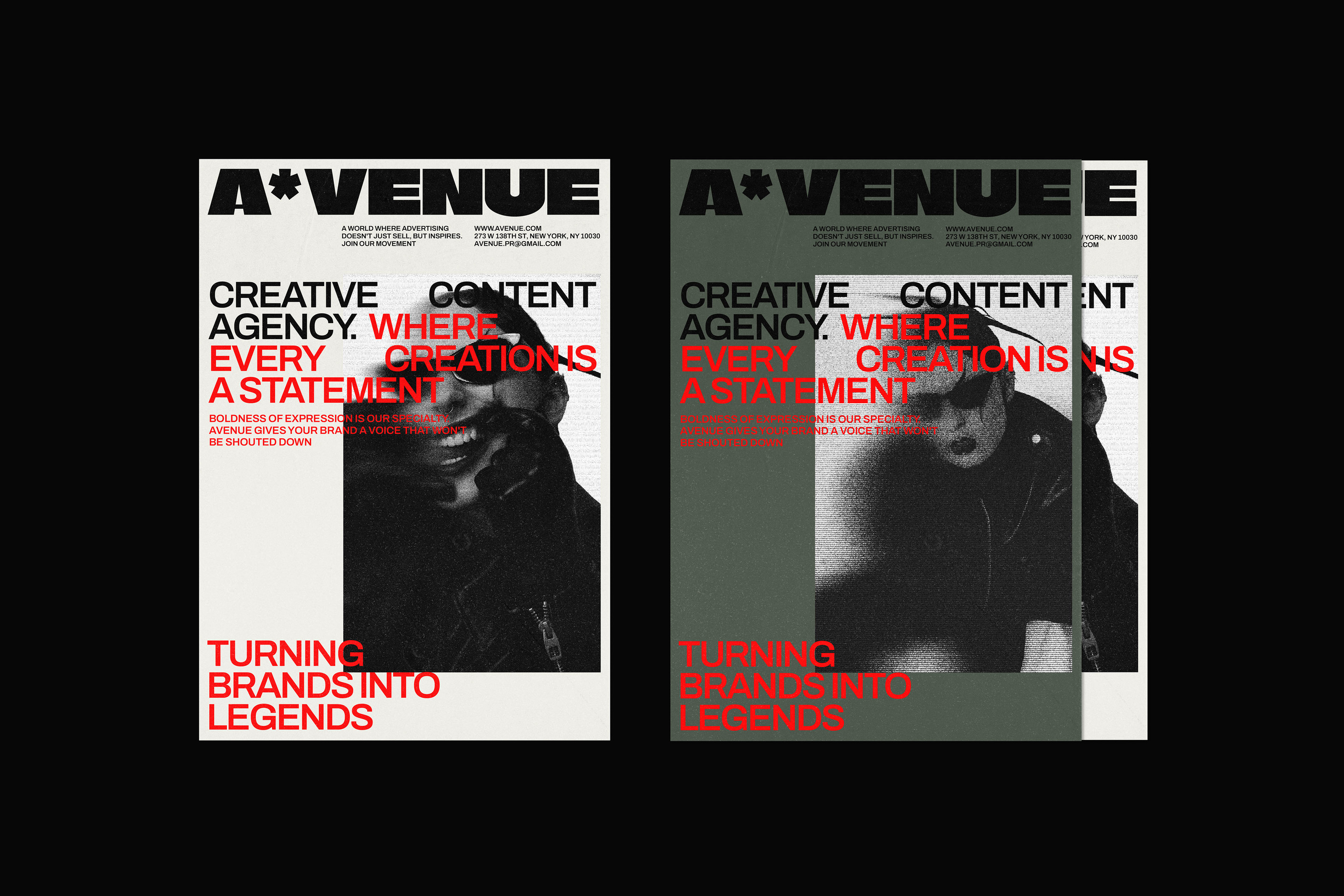 A*venue / Айдентика для креативного контент-агенства — Изображение №7 — Брендинг, Графика на Dprofile