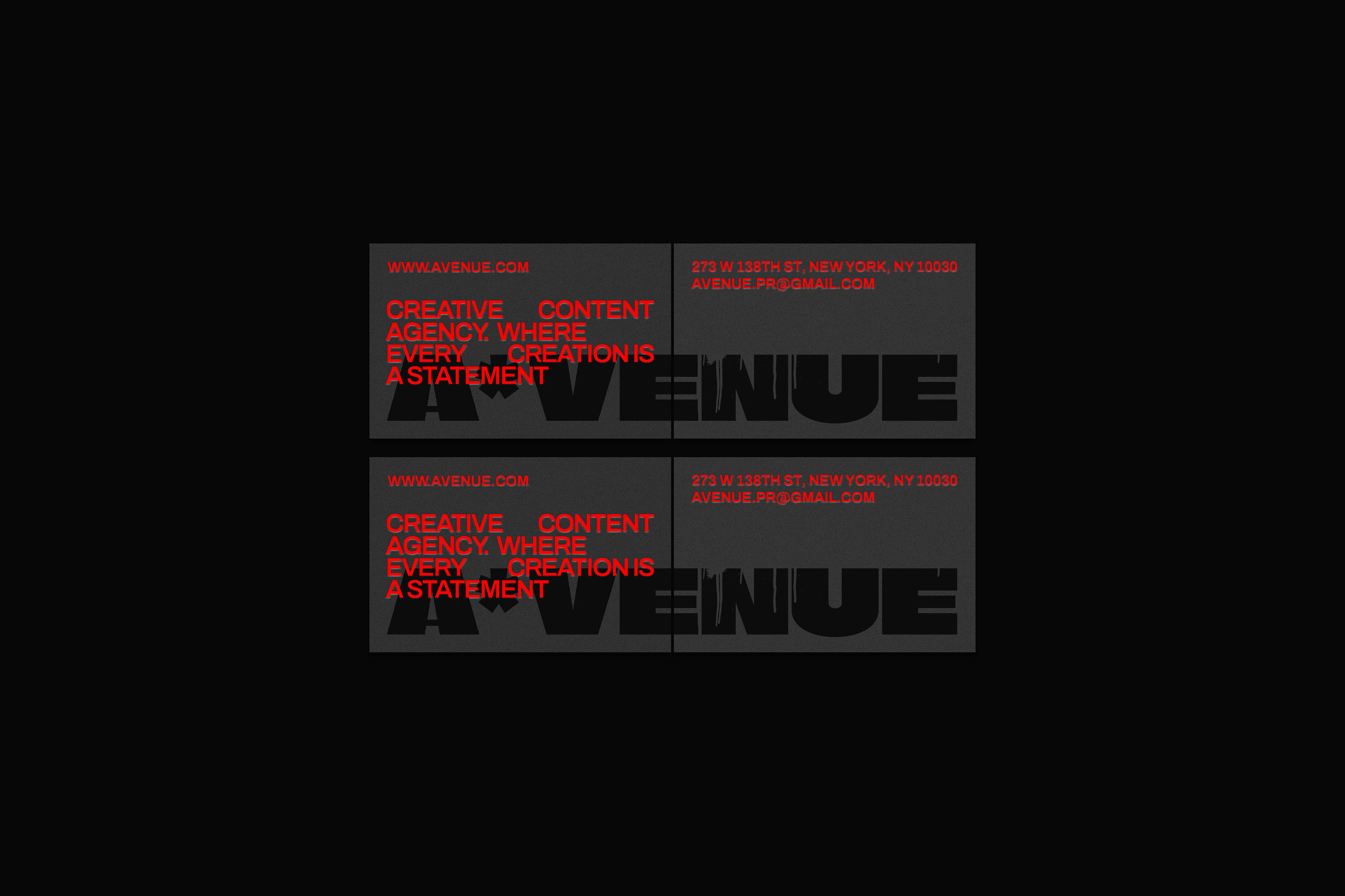 A*venue / Айдентика для креативного контент-агенства — Изображение №4 — Брендинг, Графика на Dprofile