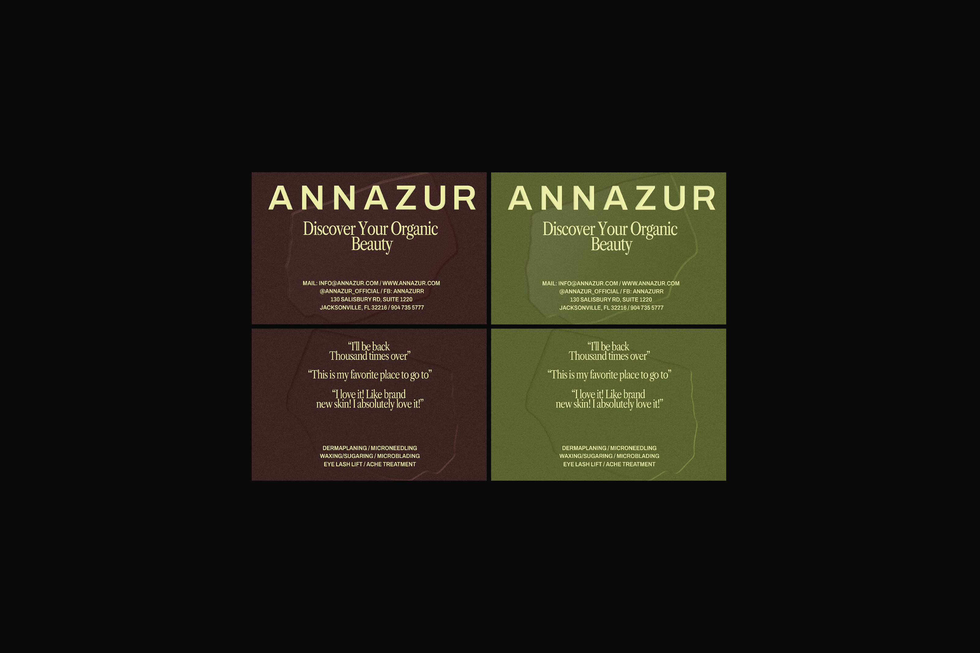 Annazur / Айдентика для СПА — Изображение №4 — Брендинг, Графика на Dprofile