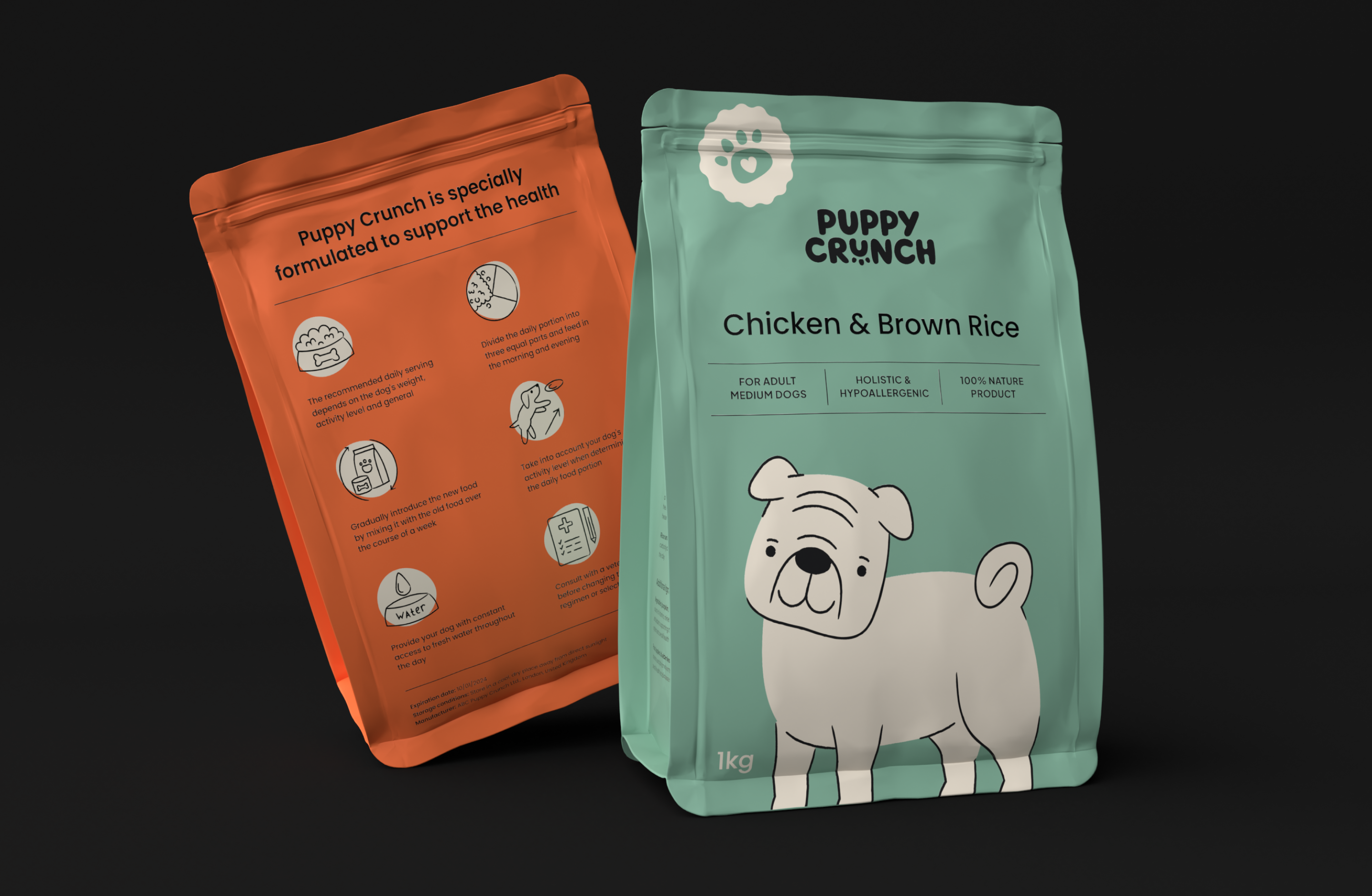 Puppy Crunch | Айдентика и упаковка — Изображение №5 — Брендинг на Dprofile