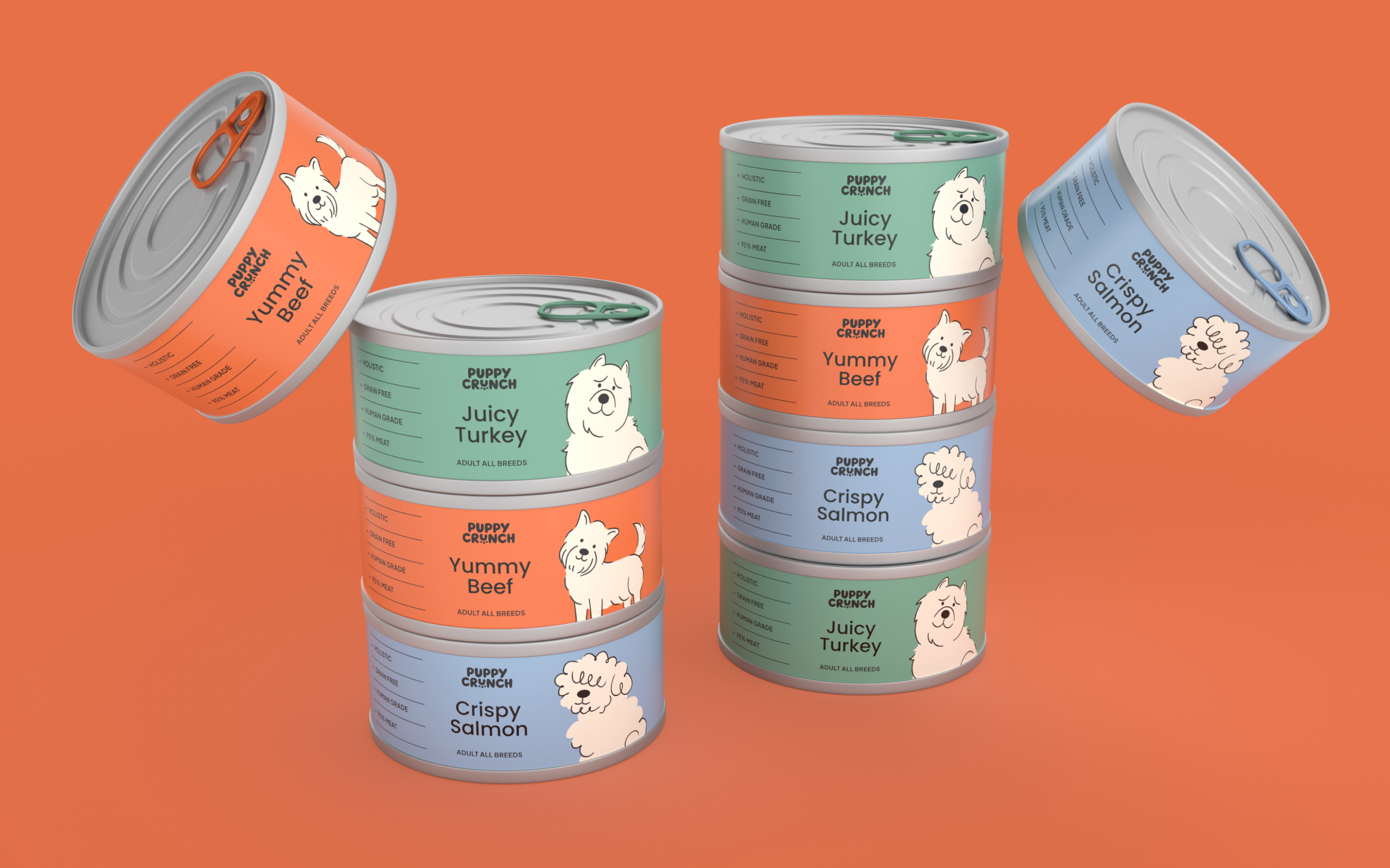 Puppy Crunch | Айдентика и упаковка — Изображение №7 — Брендинг на Dprofile