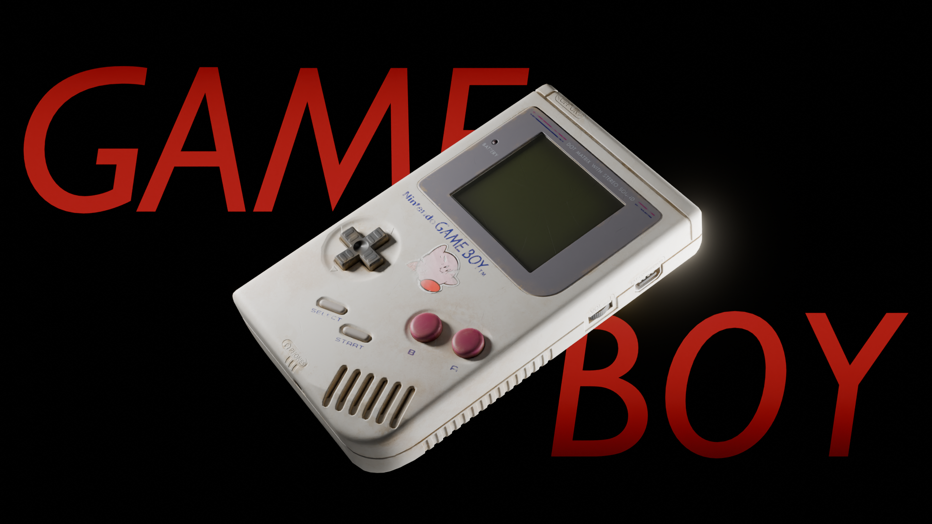 GAME BOY — Изображение №1 — 3D на Dprofile