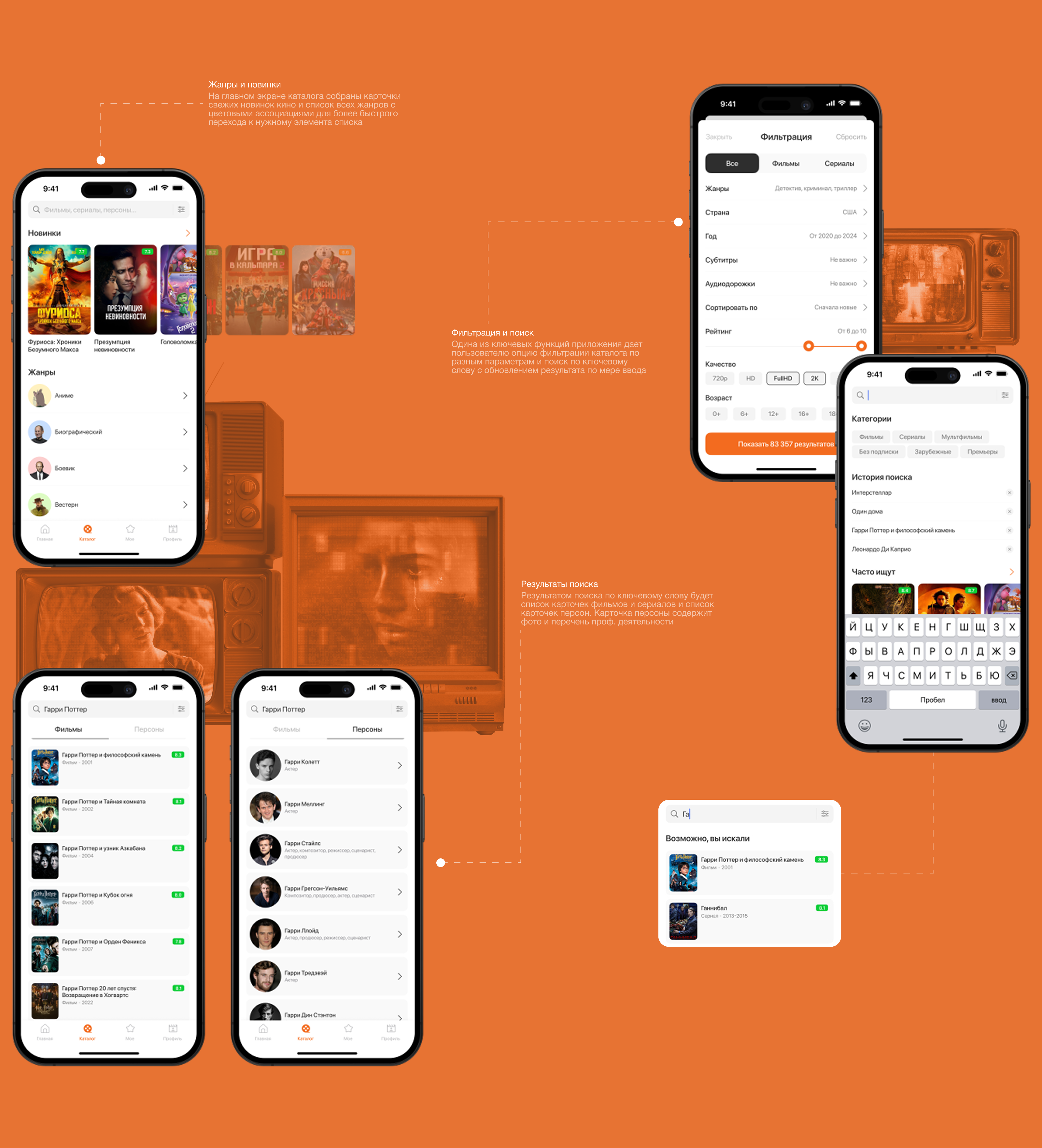Kinodom | Movie streaming service — Изображение №11 — Интерфейсы на Dprofile