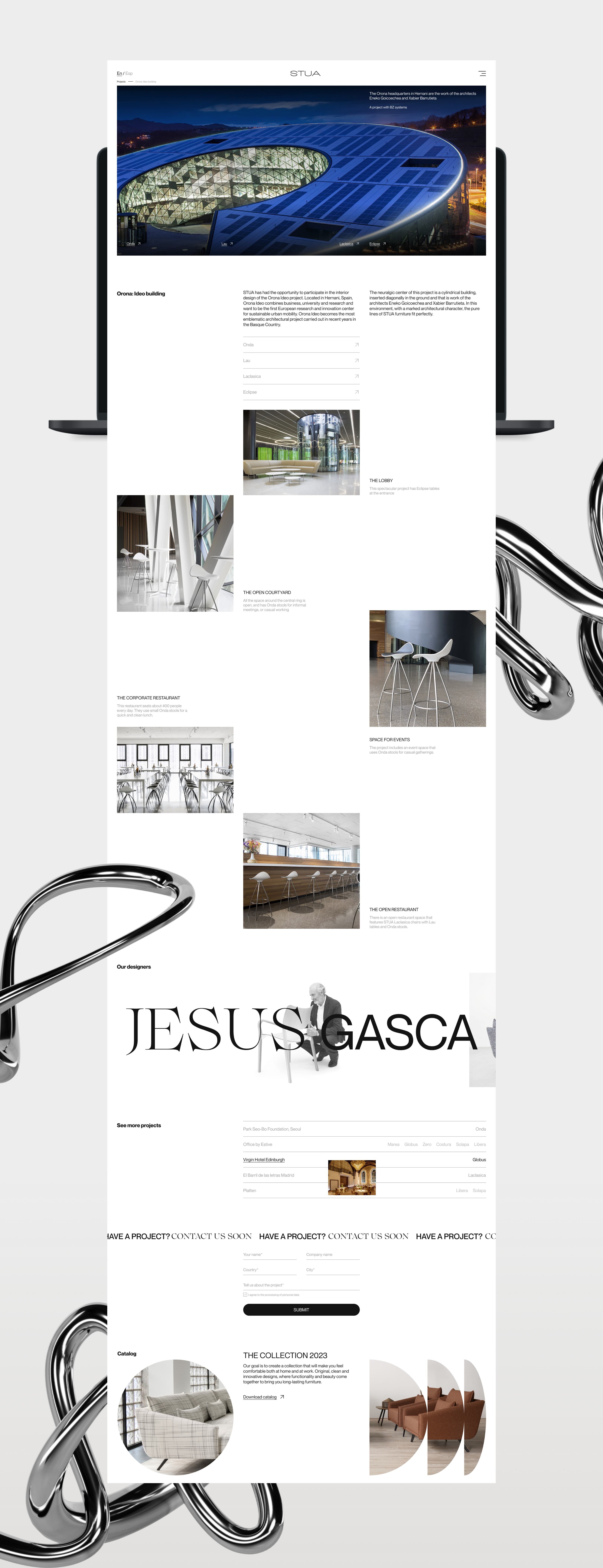 STUA Corporate website redesign — Изображение №10 — Интерфейсы на Dprofile