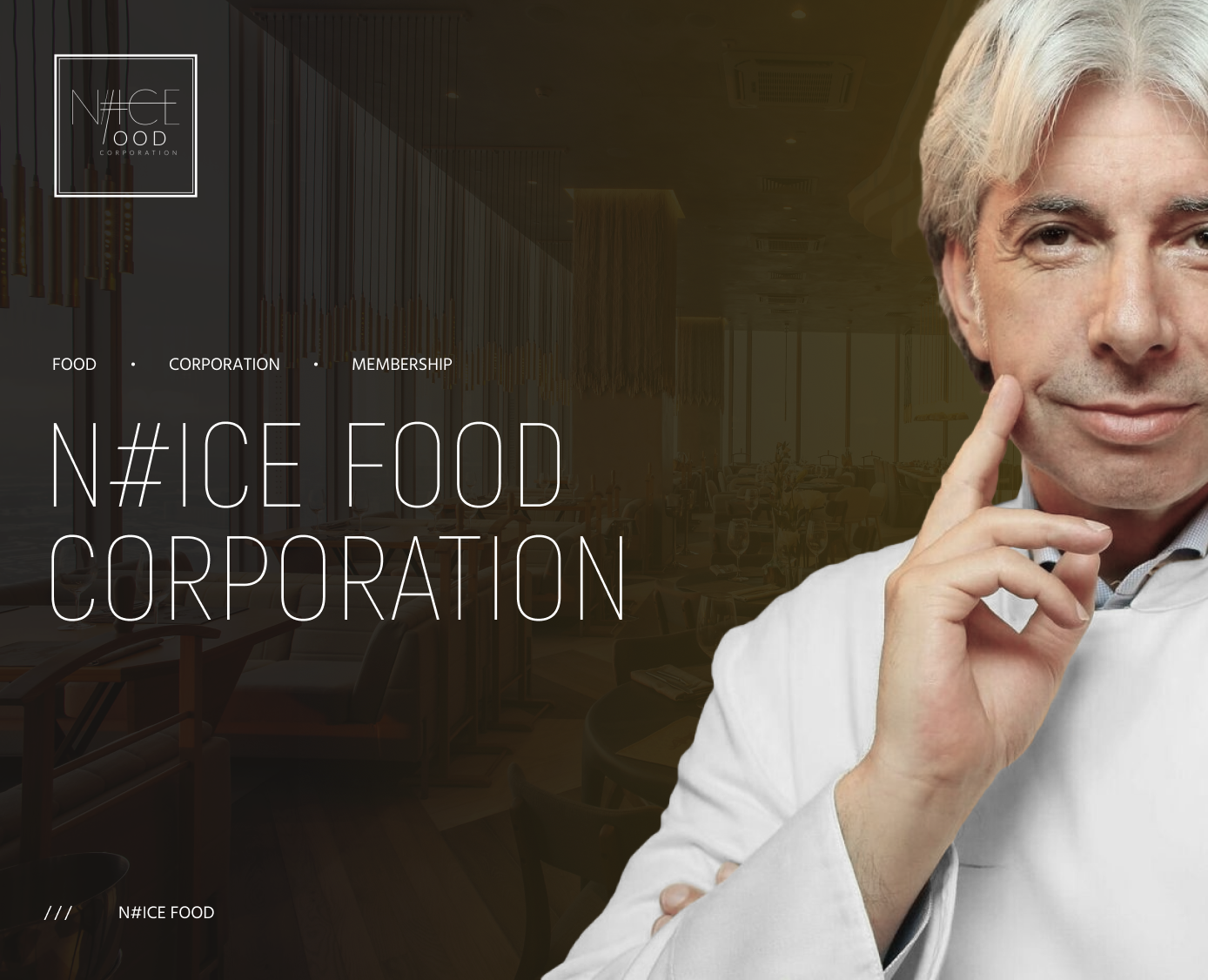 Сайт для ресторана N#ICE FOOD — Интерфейсы на Dprofile