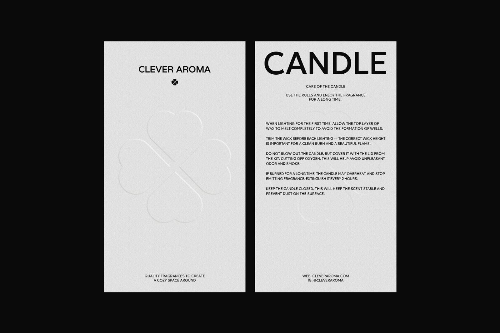 Clever Aroma — ароматы для пространства — Изображение №3 — Брендинг, Графика на Dprofile