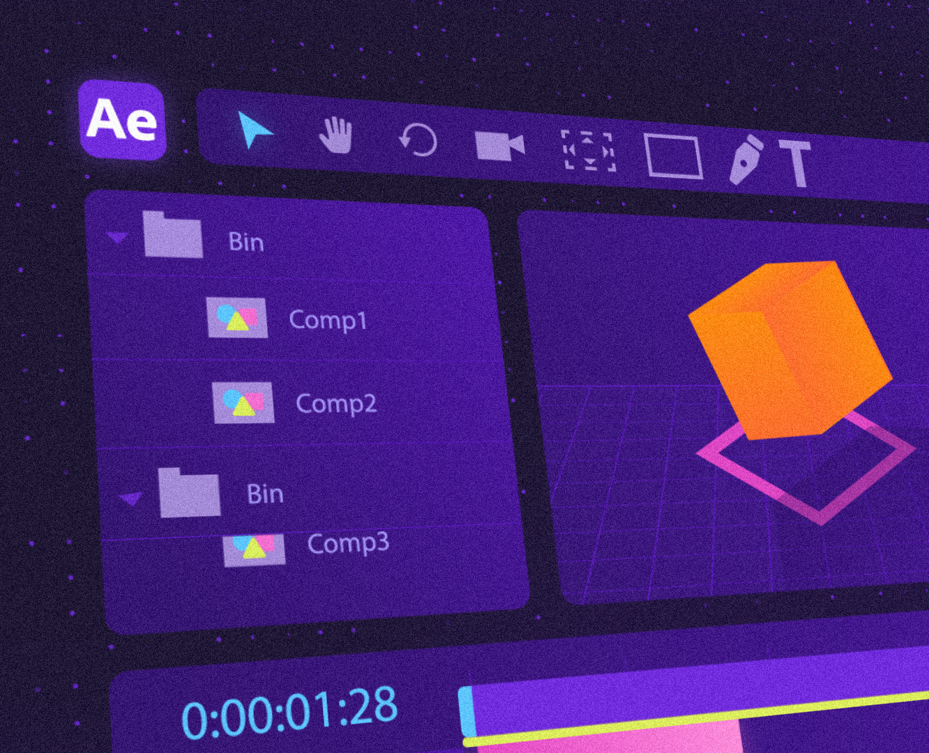 Shape intro in AE на Dprofile