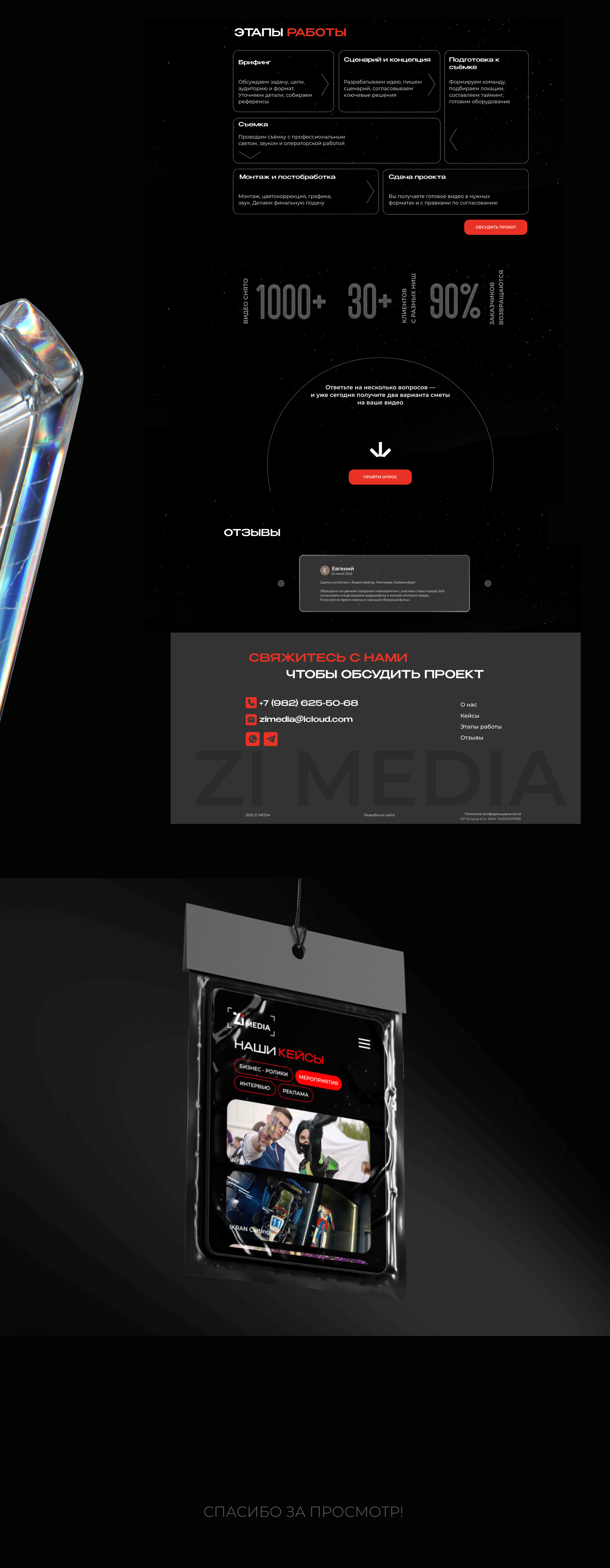Zi media / Разработка сайта и брендинг — Изображение №7 — Интерфейсы, Брендинг на Dprofile