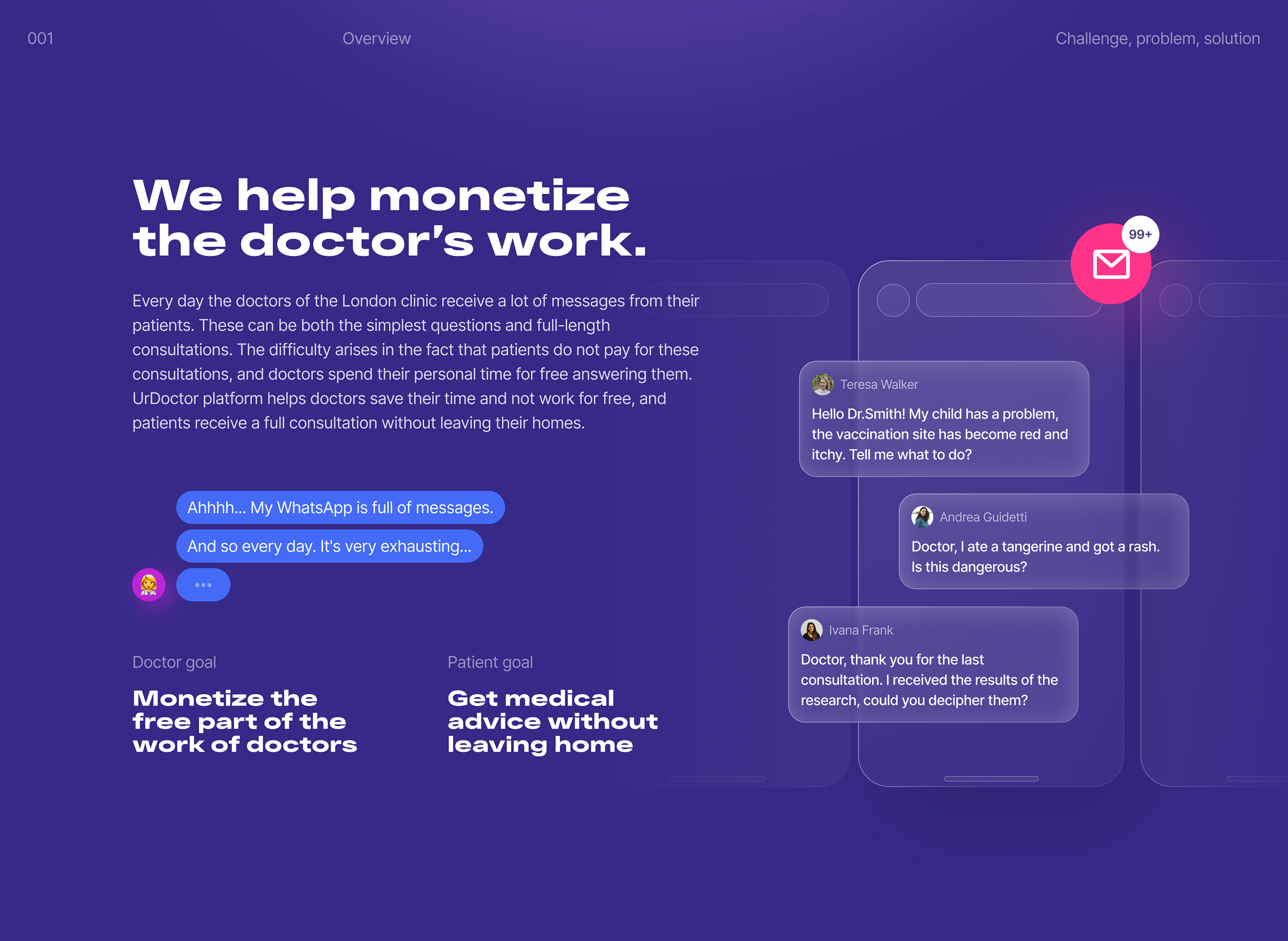 Doctor & Patient App UI/UX Case Study — Изображение №2 — Интерфейсы на Dprofile