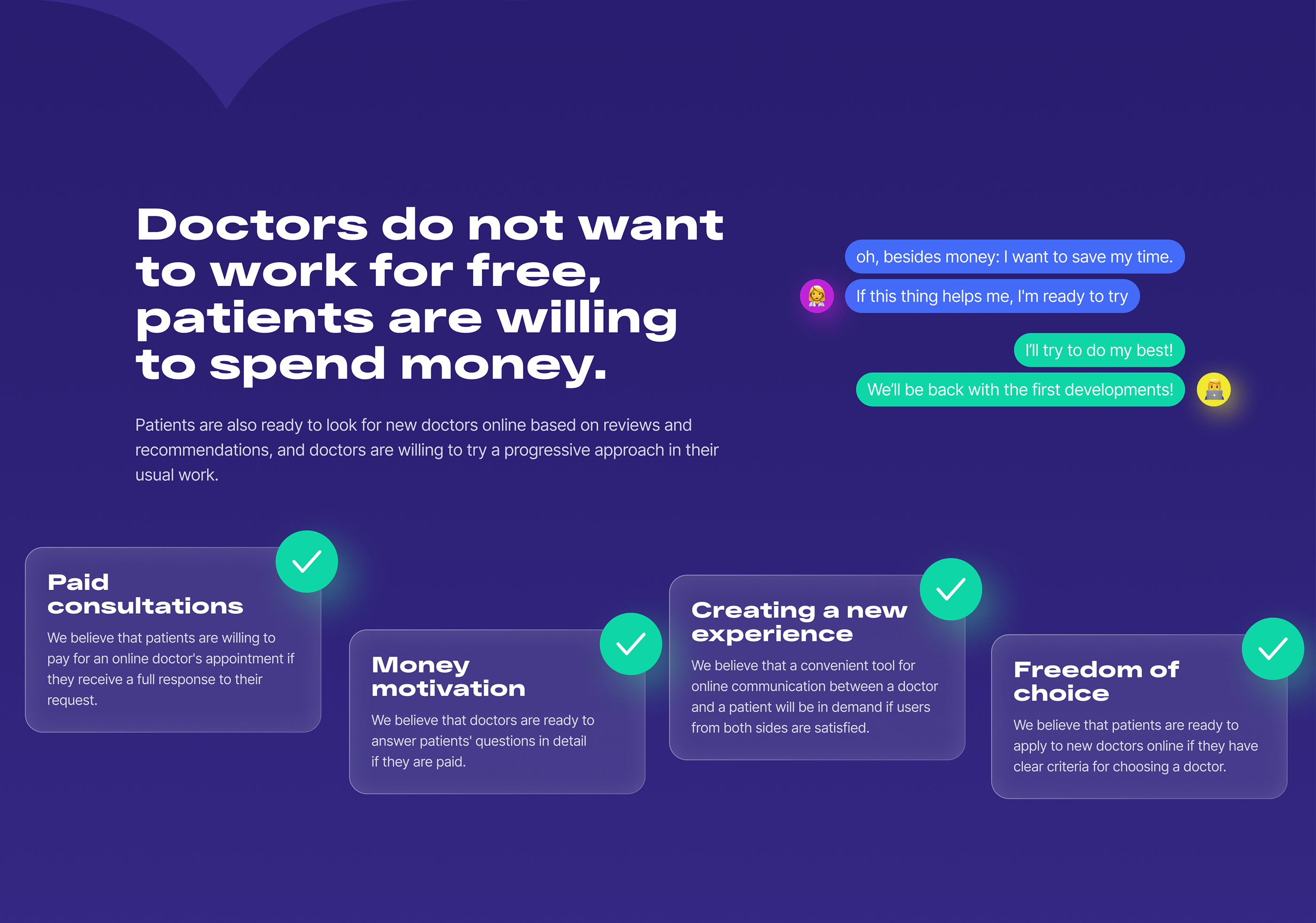 Doctor & Patient App UI/UX Case Study — Изображение №7 — Интерфейсы на Dprofile