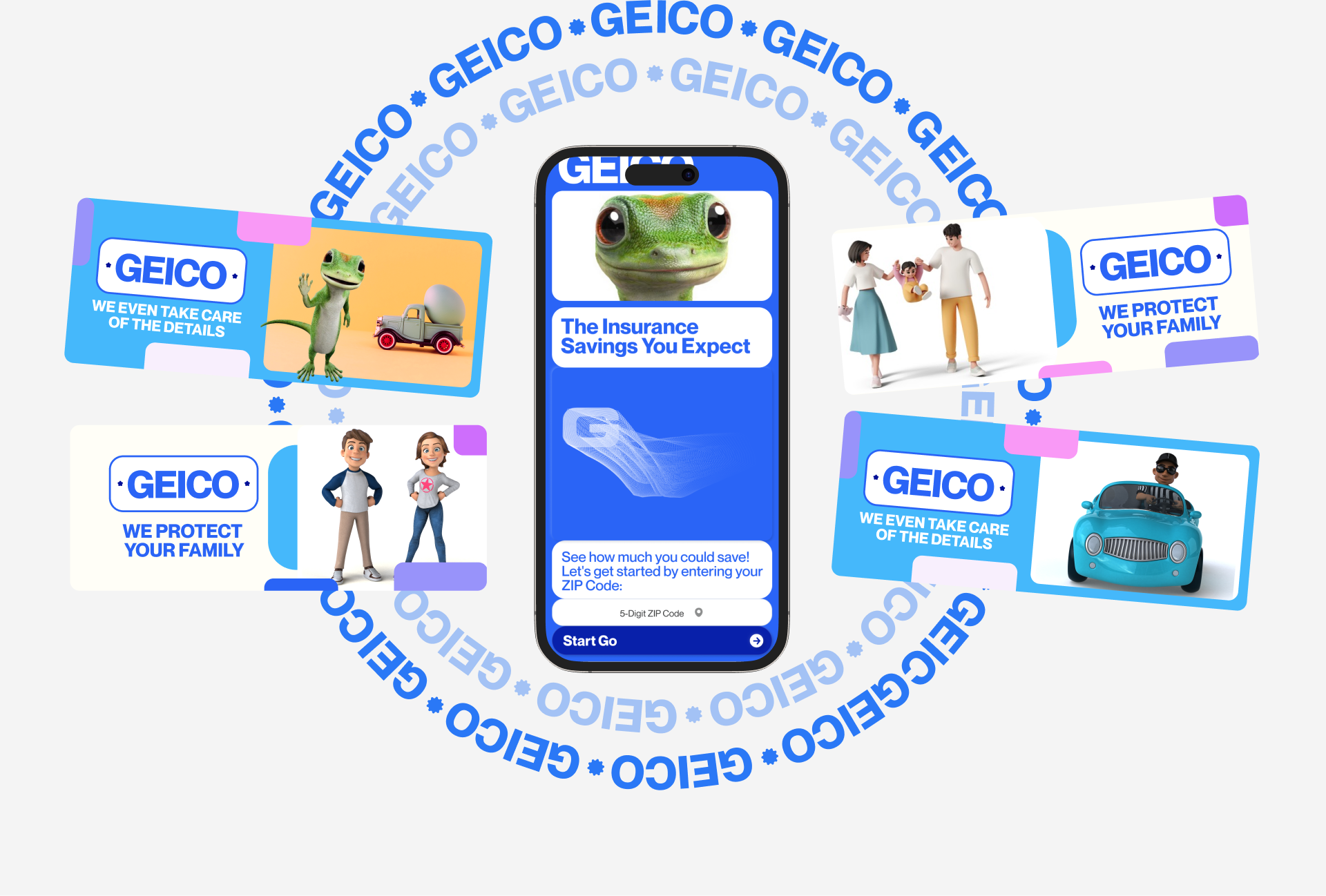 GEICO Concept LANDING Page — Изображение №3 — Интерфейсы на Dprofile