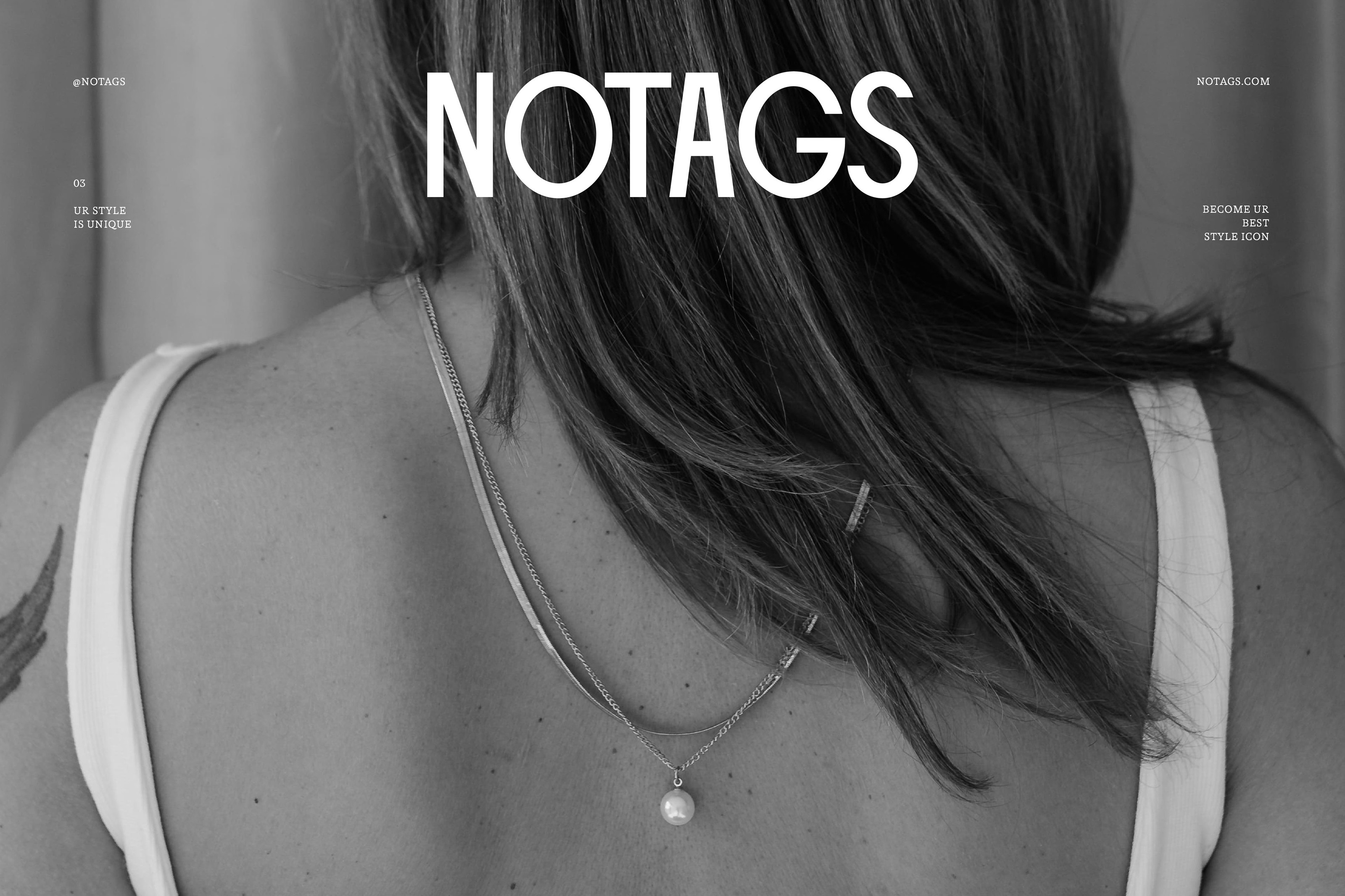 NOTAGS/ VISUAL IDENTITY/ JEWERLY — Изображение №1 — Брендинг на Dprofile