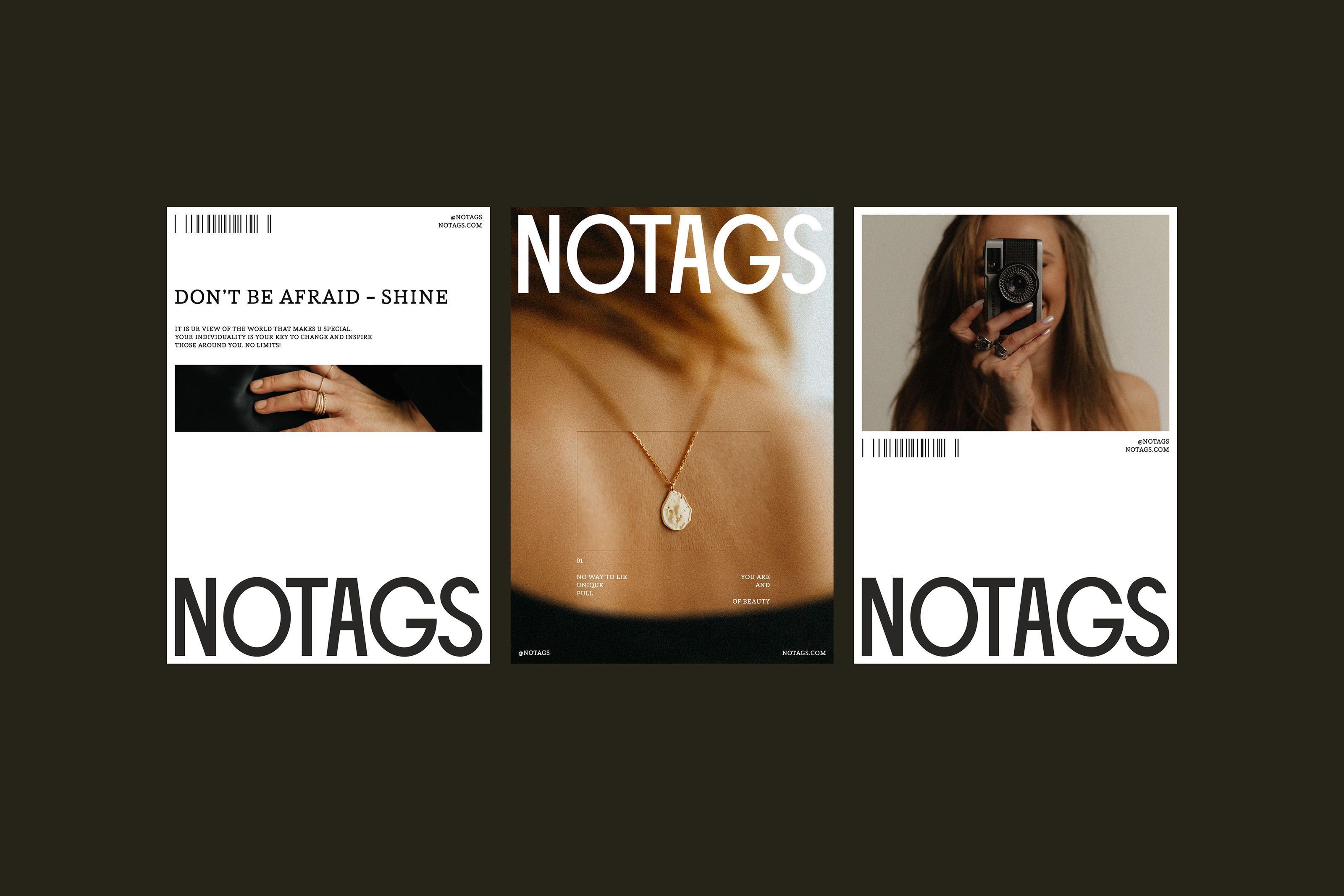 NOTAGS/ VISUAL IDENTITY/ JEWERLY — Изображение №10 — Брендинг на Dprofile
