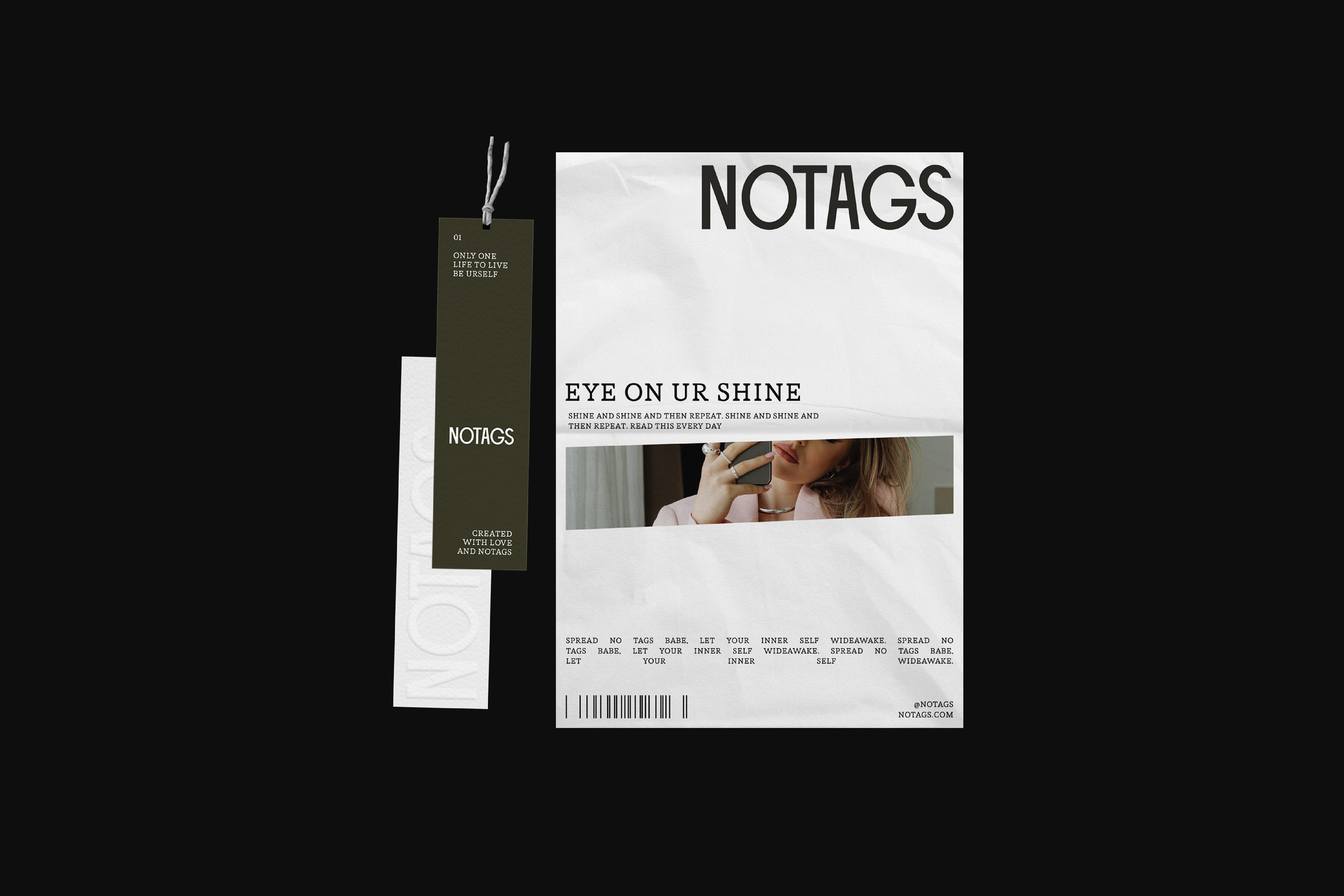 NOTAGS/ VISUAL IDENTITY/ JEWERLY — Изображение №11 — Брендинг на Dprofile