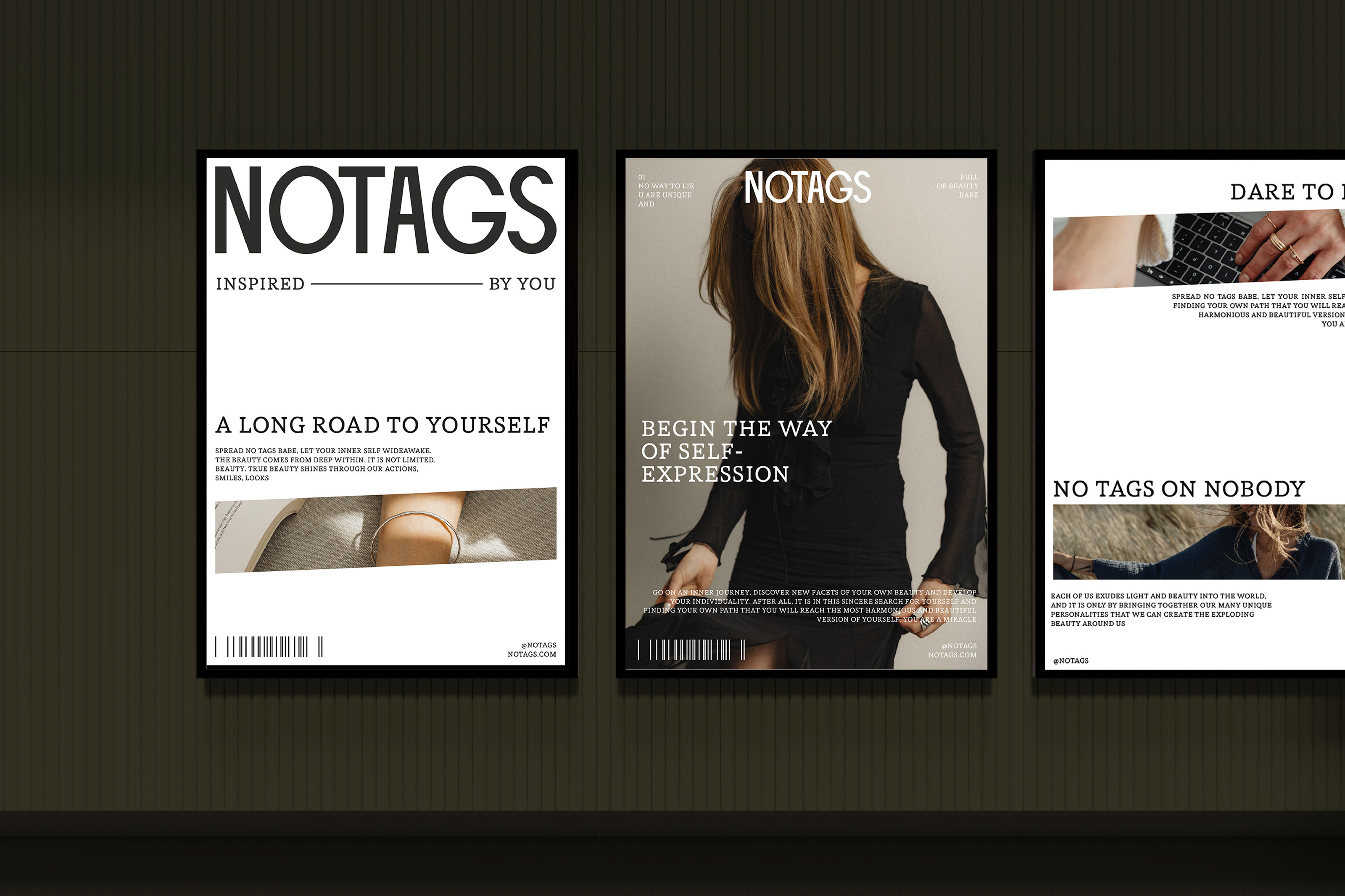 NOTAGS/ VISUAL IDENTITY/ JEWERLY — Изображение №2 — Брендинг на Dprofile