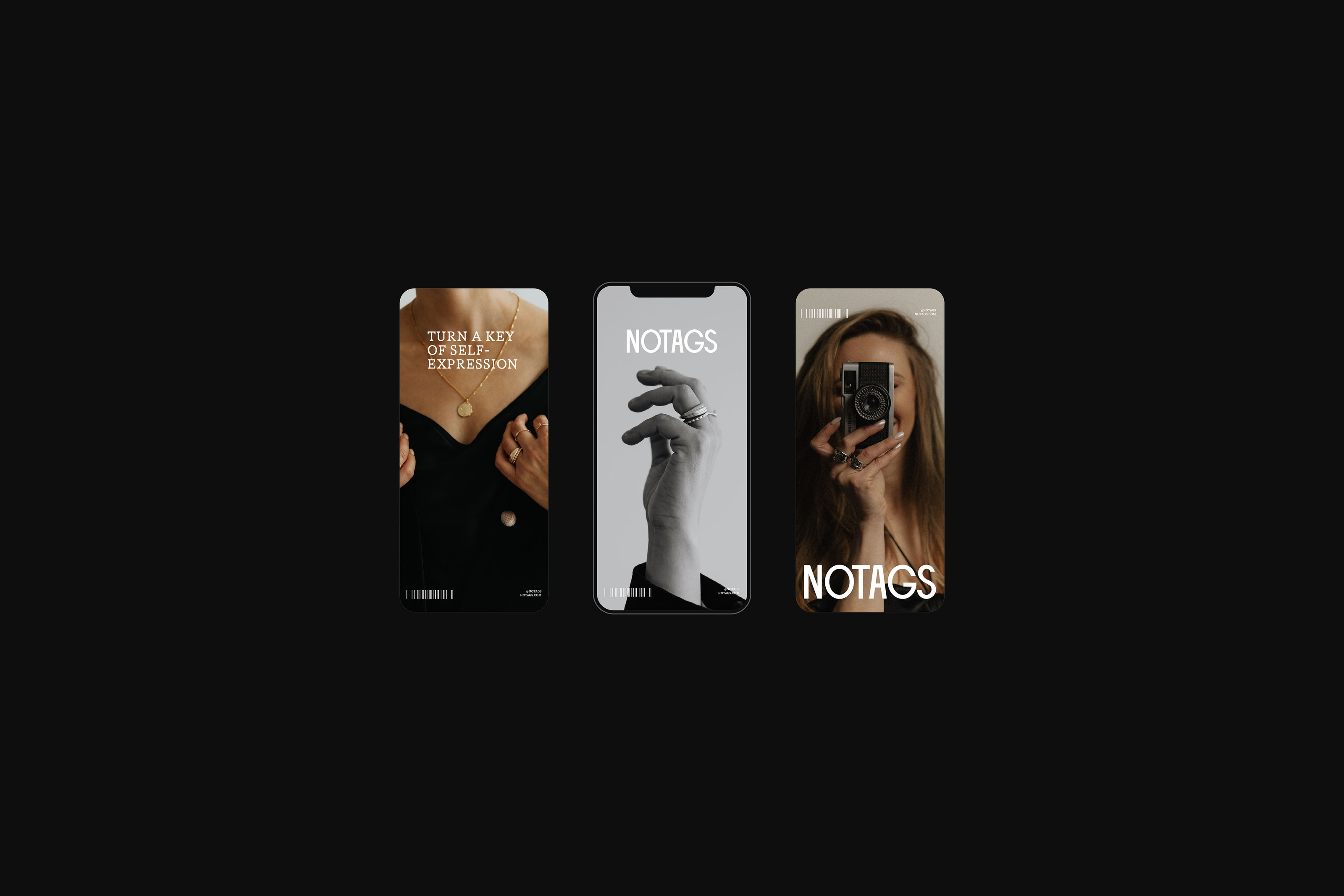 NOTAGS/ VISUAL IDENTITY/ JEWERLY — Изображение №5 — Брендинг на Dprofile