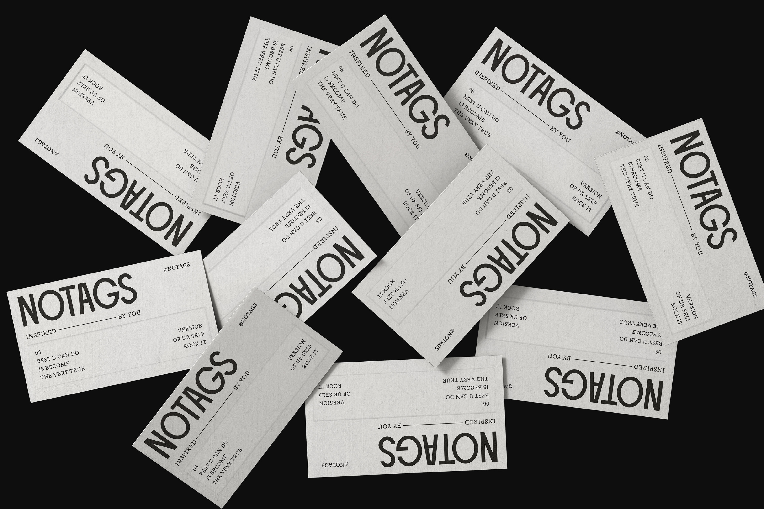 NOTAGS/ VISUAL IDENTITY/ JEWERLY — Изображение №13 — Брендинг на Dprofile