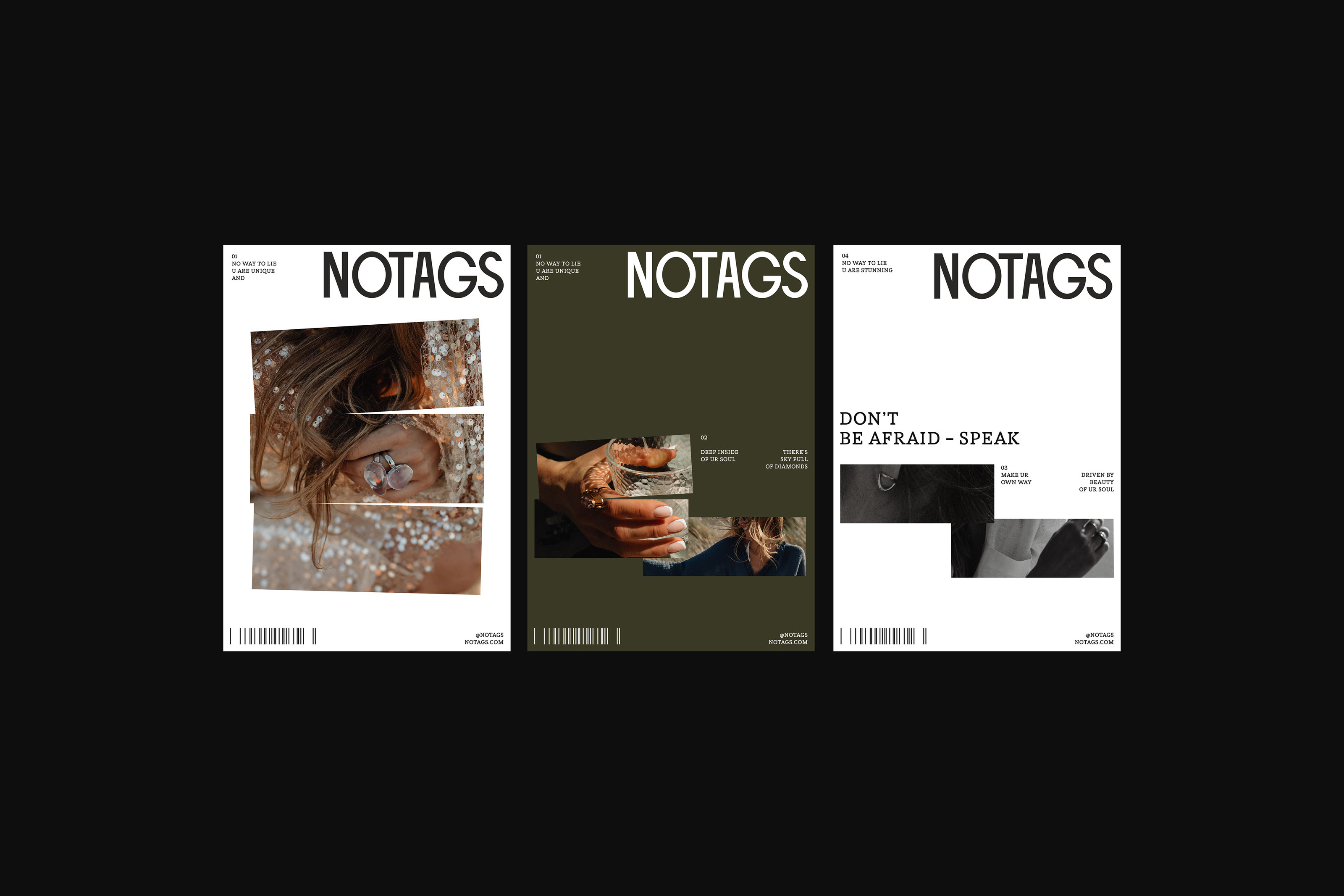 NOTAGS/ VISUAL IDENTITY/ JEWERLY — Изображение №17 — Брендинг на Dprofile