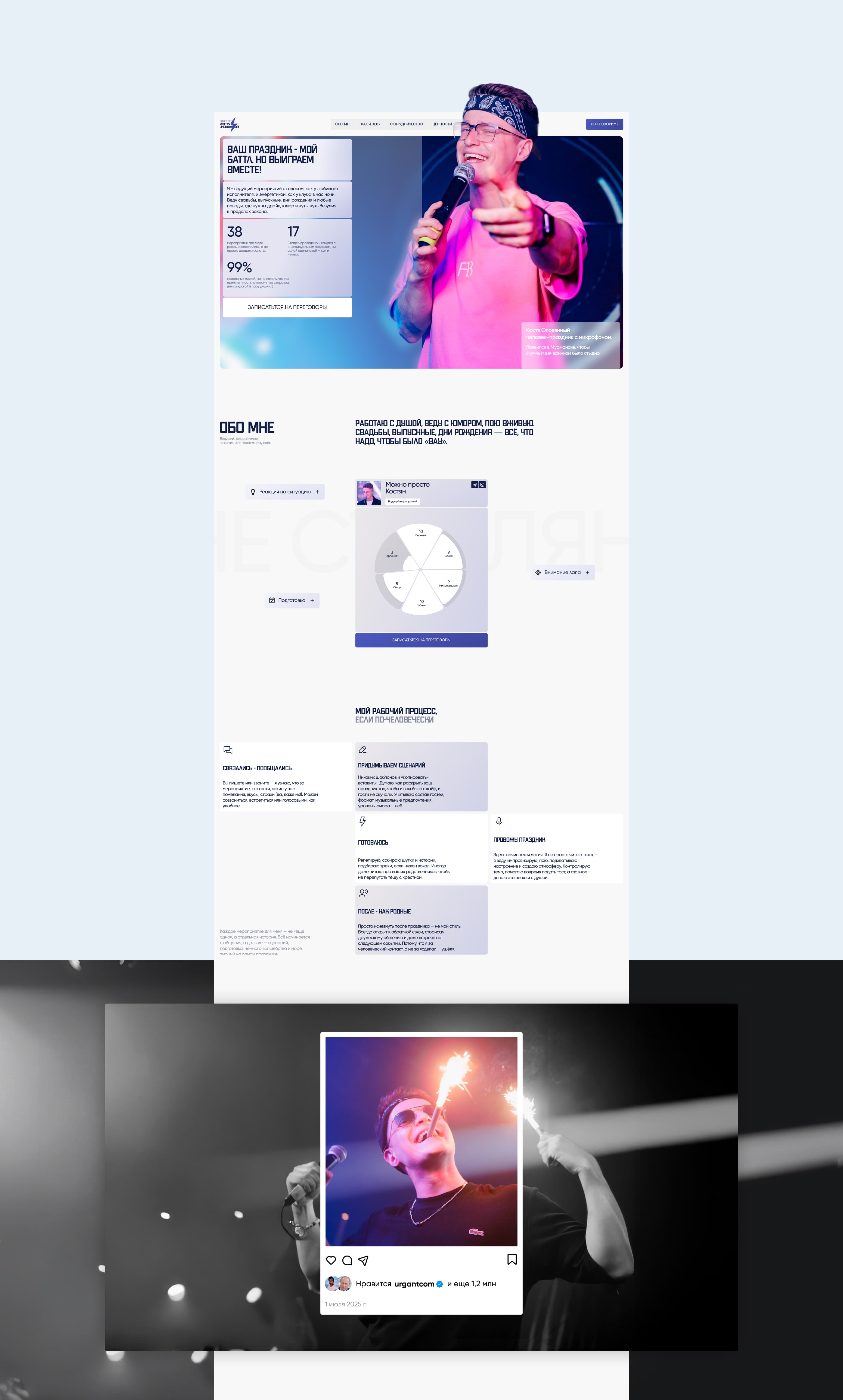 EVENT HOST WEBSITE — Изображение №4 — Интерфейсы на Dprofile
