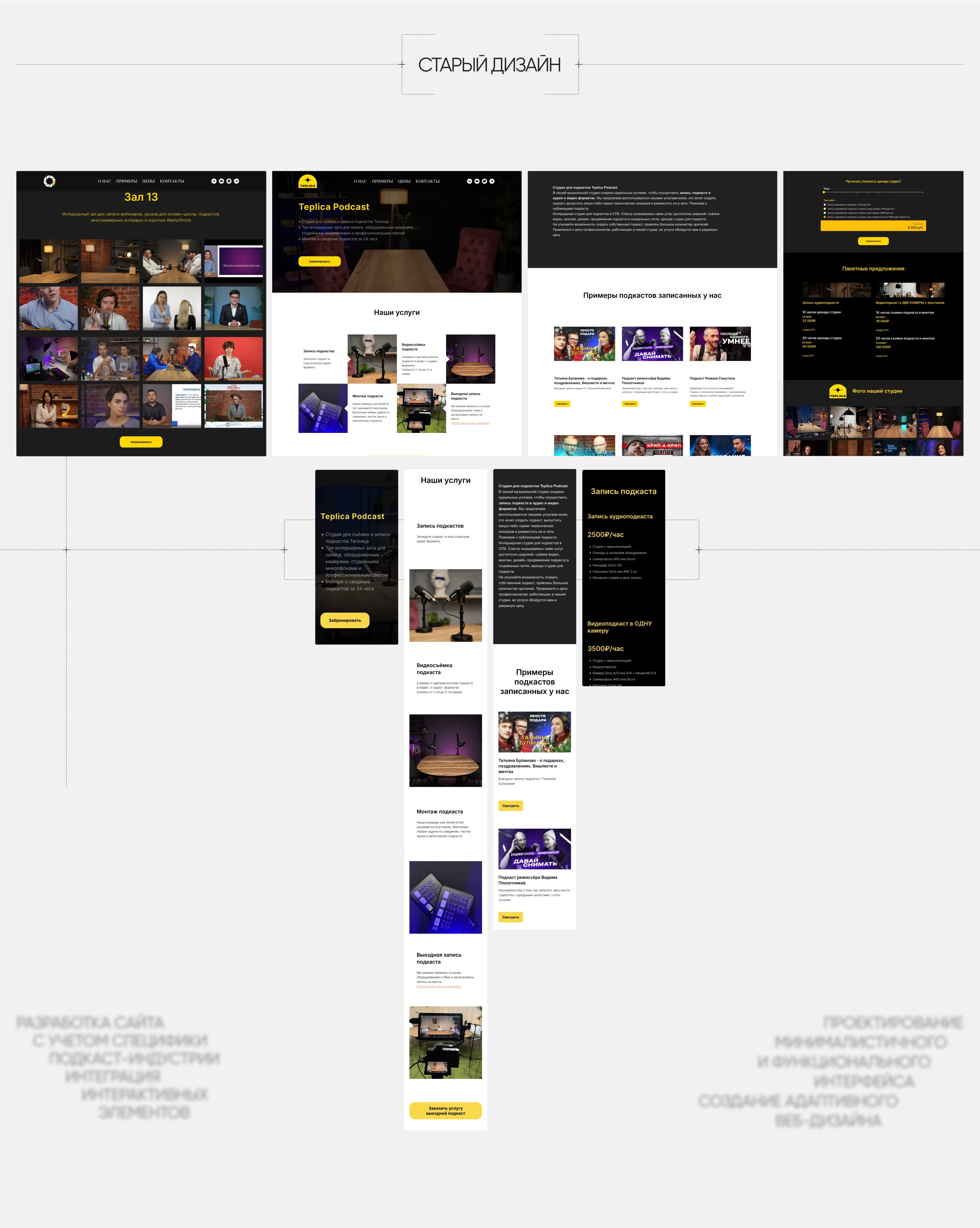 Teplica Studio | WEB — Изображение №7 — Интерфейсы, Брендинг на Dprofile
