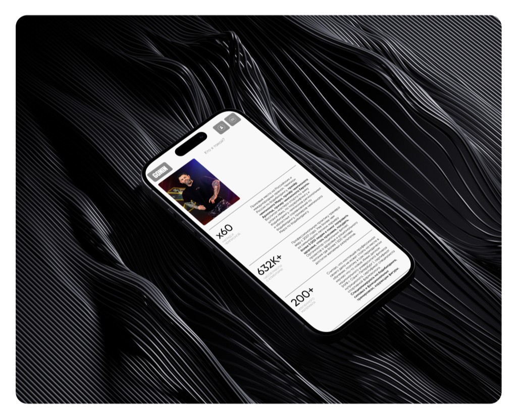 Гонин Илья — Интерфейсы, Брендинг на Dprofile