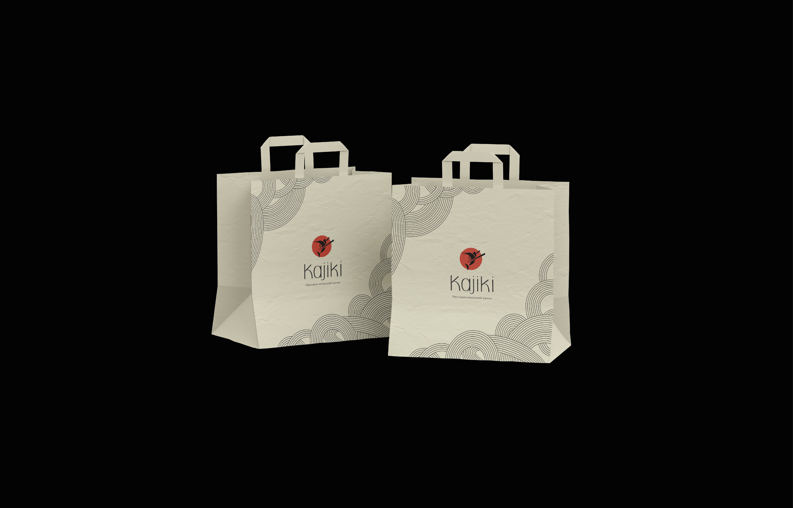 Kajiki | logo and identity for a Japanese restaurant — Изображение №11 — Брендинг, Графика на Dprofile