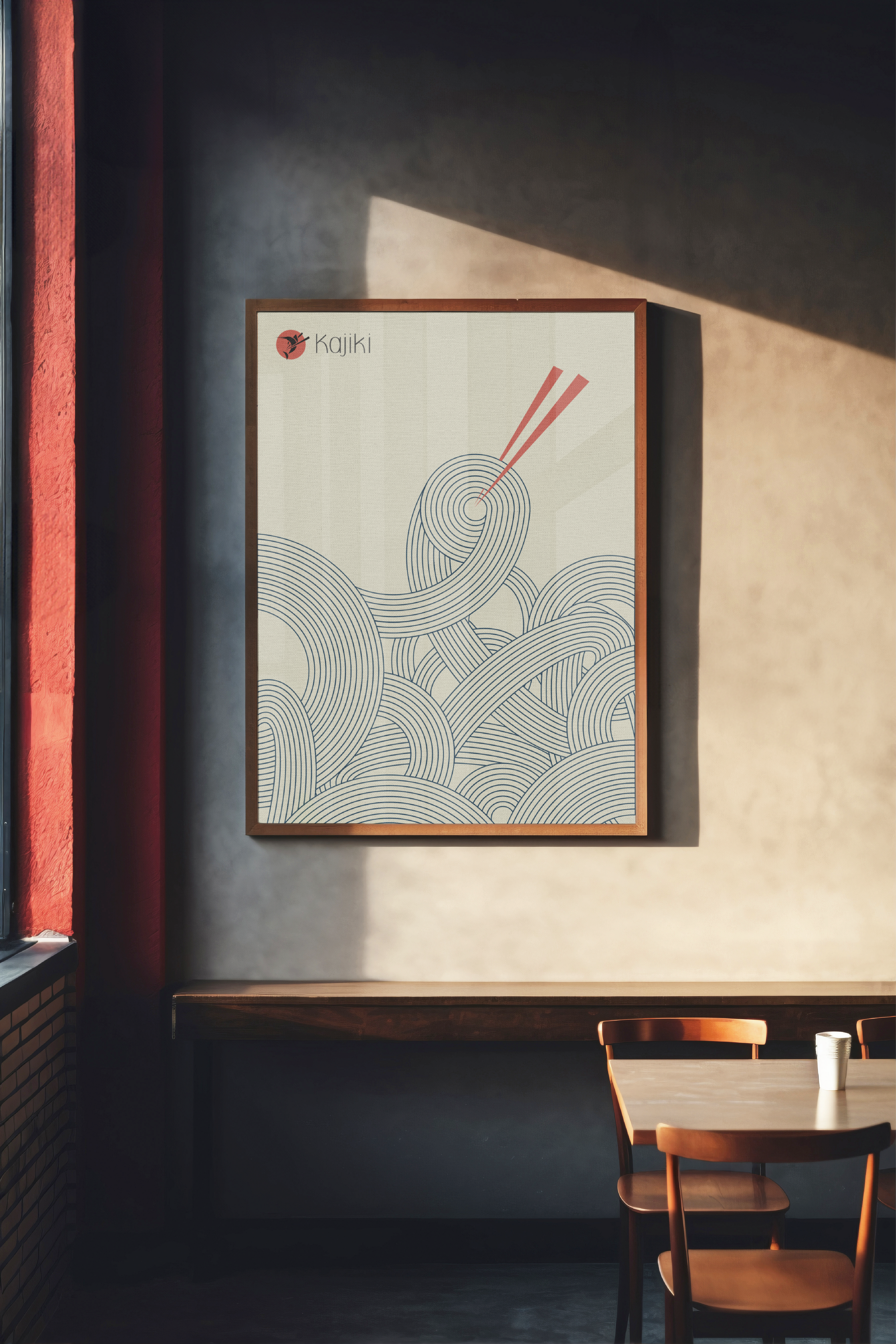 Kajiki | logo and identity for a Japanese restaurant — Изображение №6 — Брендинг, Графика на Dprofile