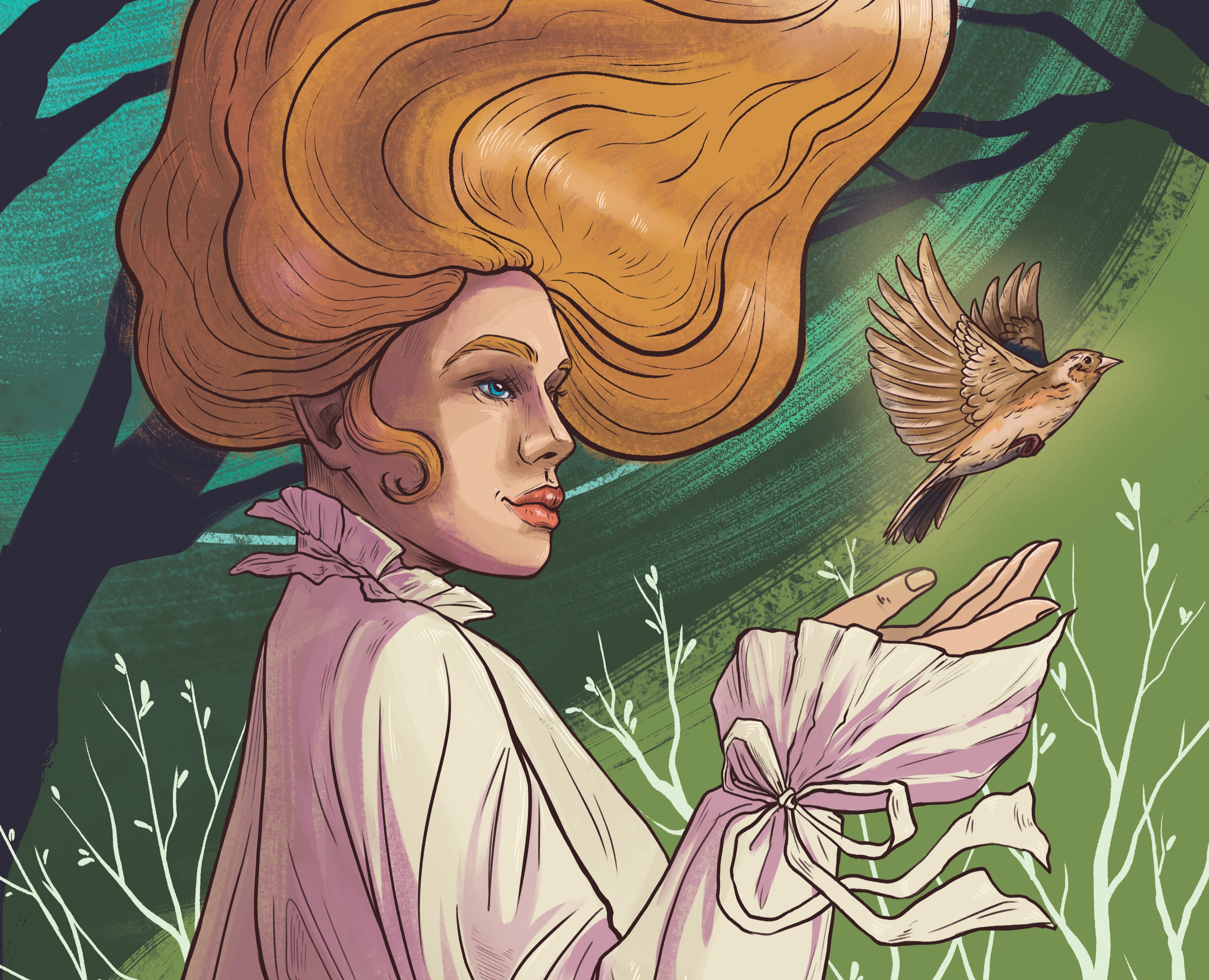 Вихрь. Иллюстрация для фестиваля МОРС — Иллюстрация на Dprofile