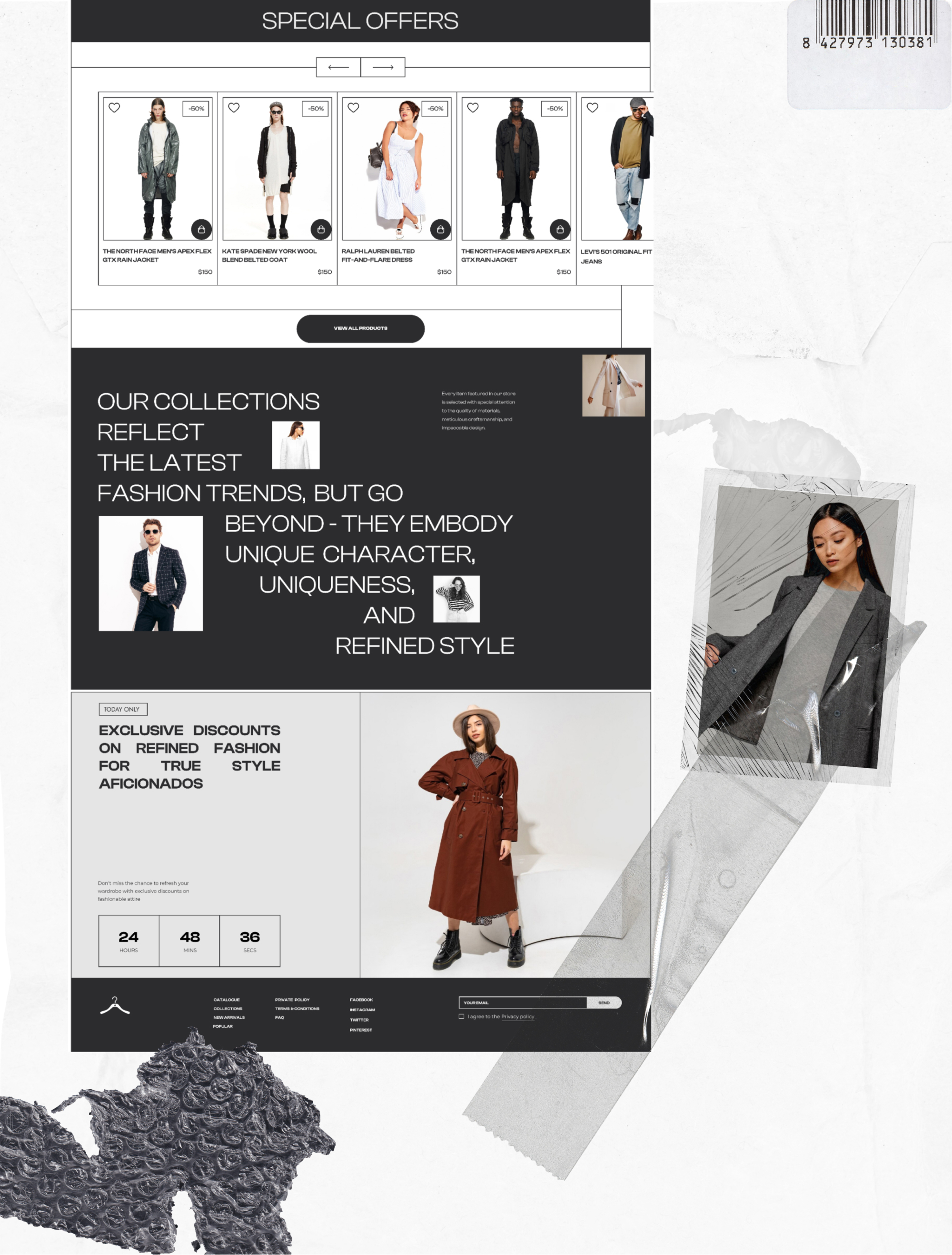 Hanger shop - дизайн интернет магазина одежды — Изображение №5 — Интерфейсы, Маркетинг на Dprofile