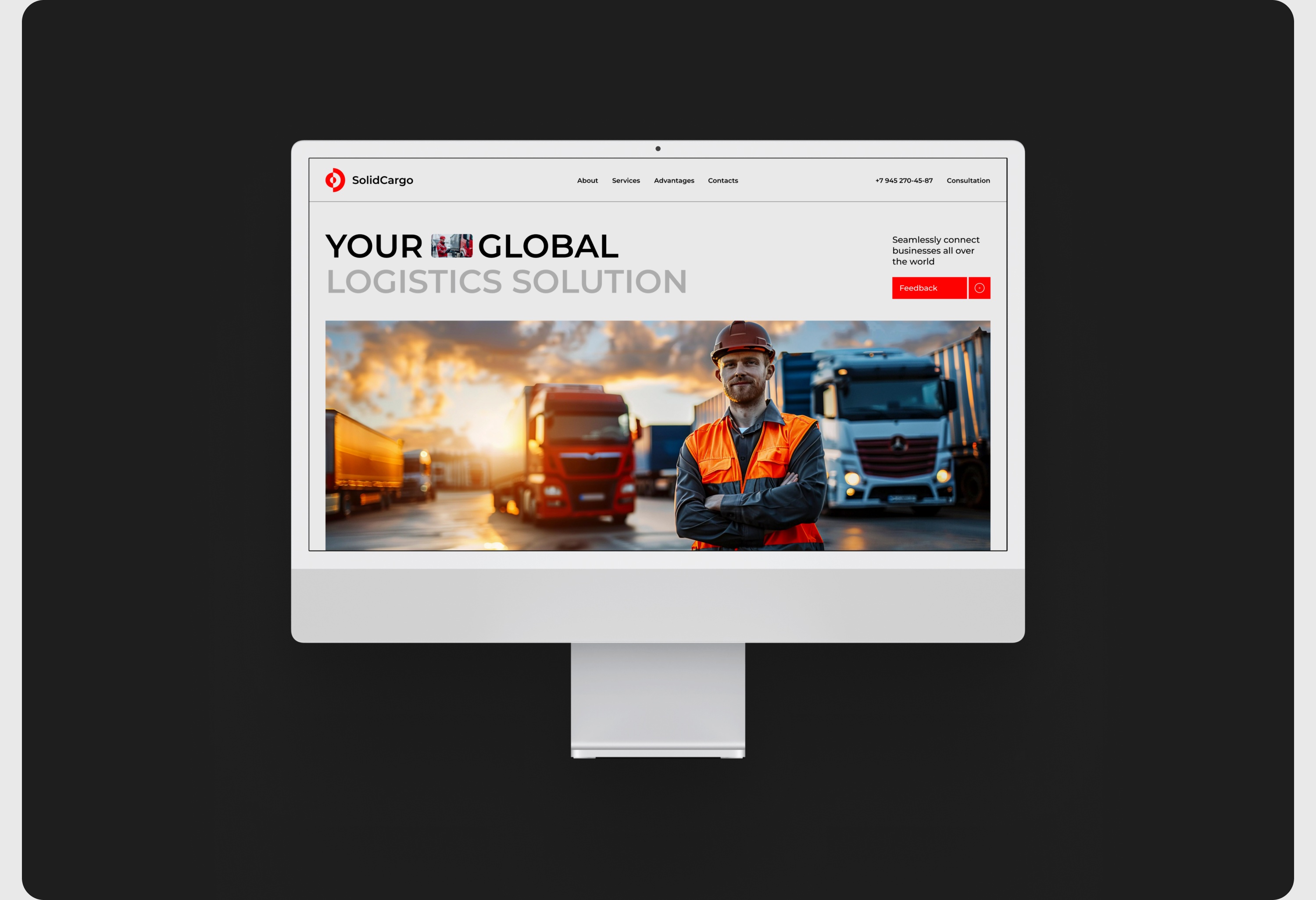 Транспортная компания "SolidCargo" — Изображение №6 — Интерфейсы на Dprofile