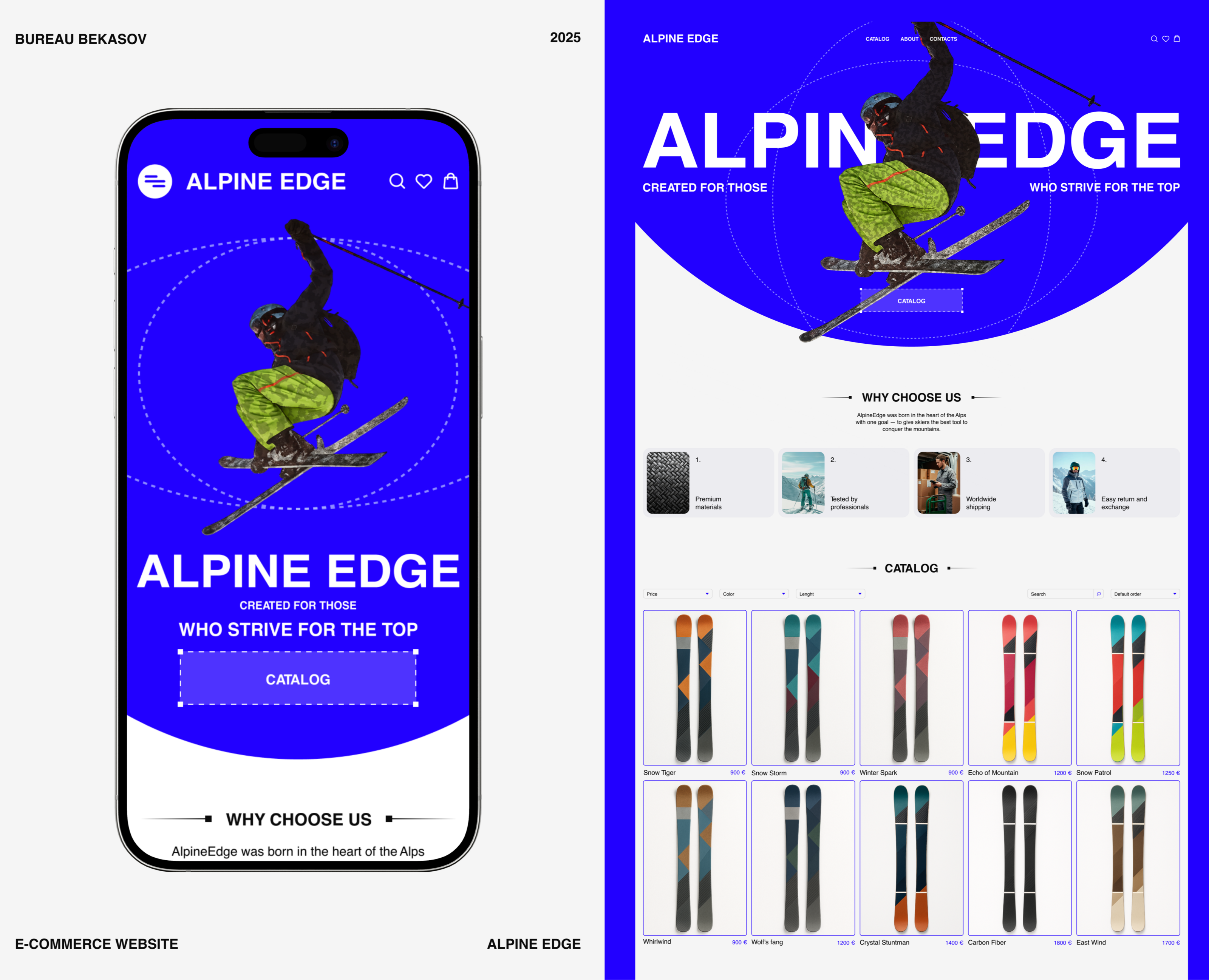 ALPINE EDGE | E-COMMERCE на Dprofile