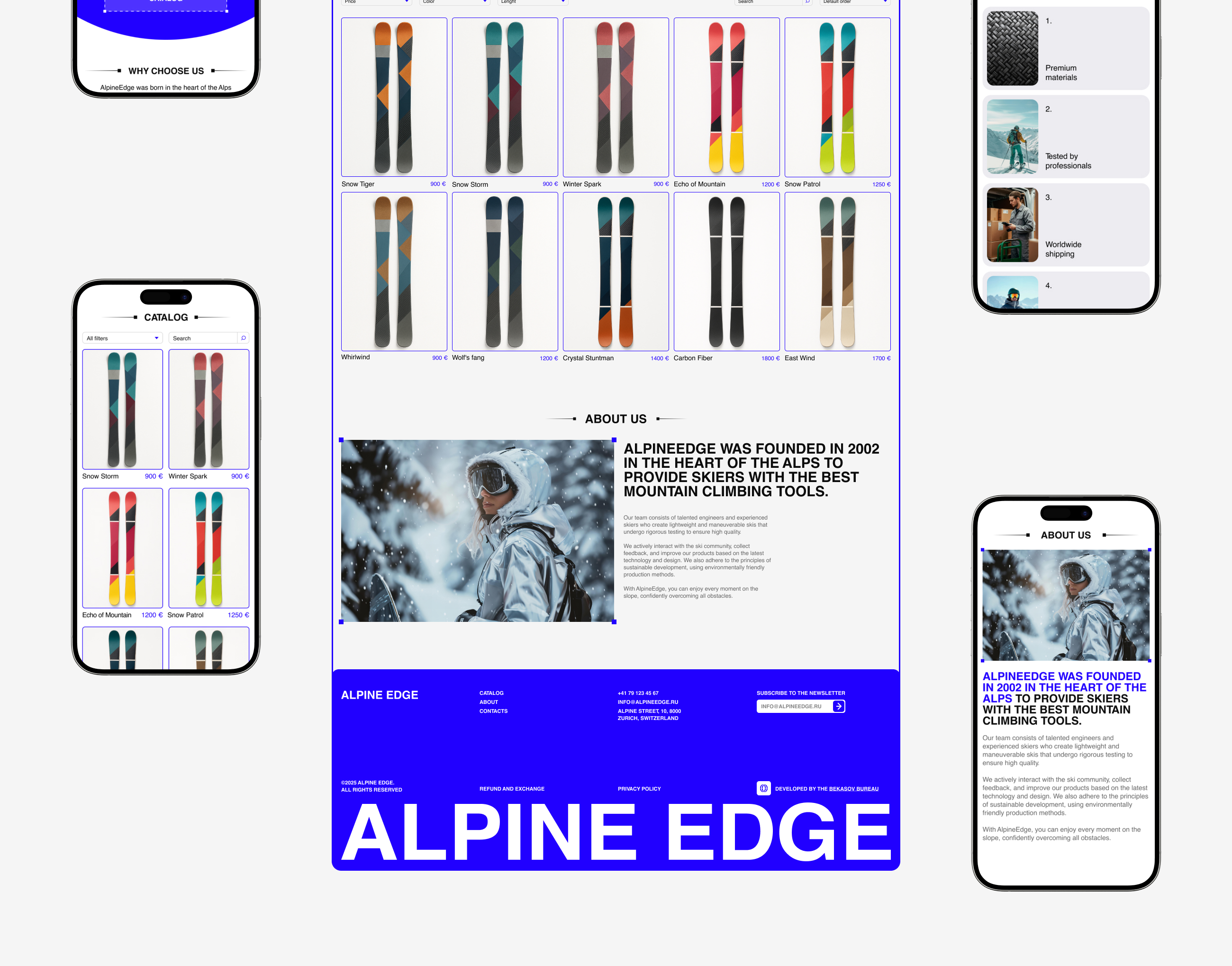 ALPINE EDGE | E-COMMERCE — Изображение №2 — Интерфейсы на Dprofile