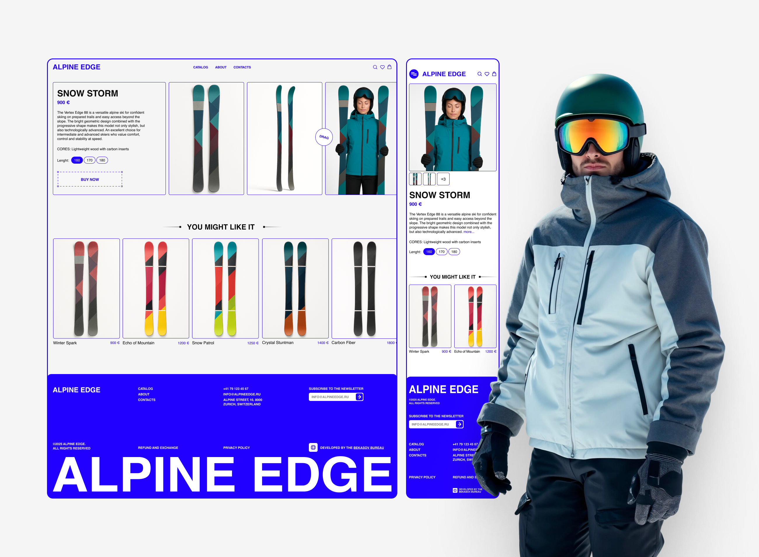 ALPINE EDGE | E-COMMERCE — Изображение №4 — Интерфейсы на Dprofile