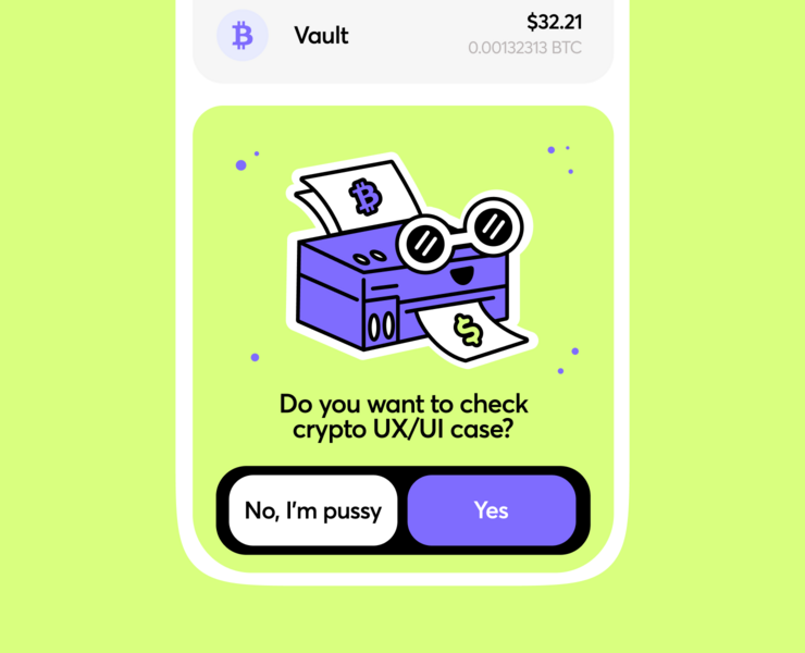 WorthWallet - MVP IOS crypto wallet — Интерфейсы, Брендинг, Иллюстрация на Dprofile