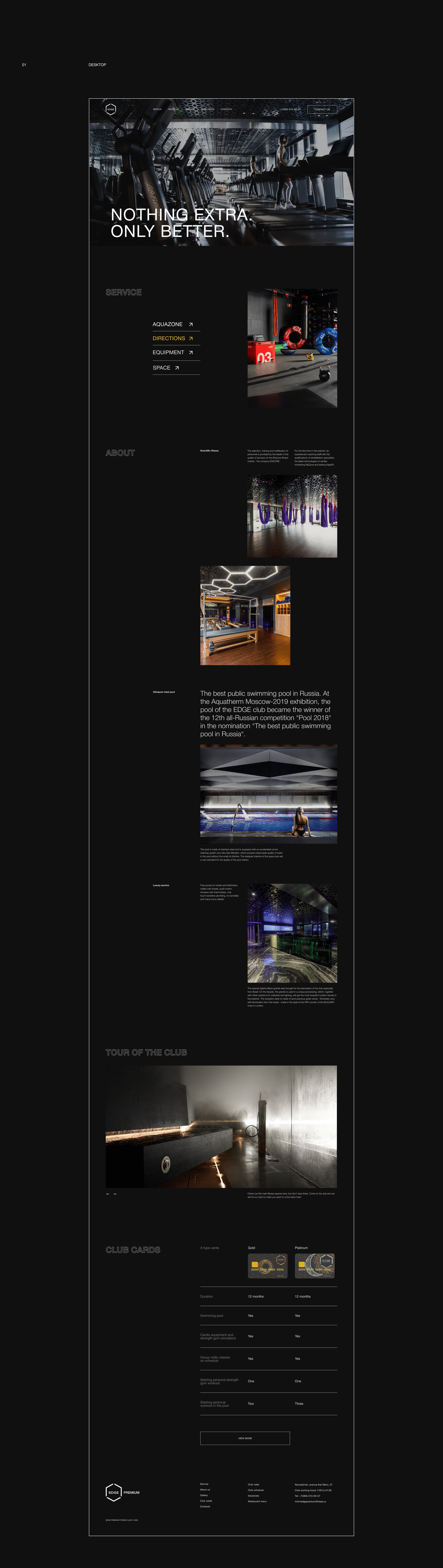 EDGE — Website concept — Изображение №3 — Интерфейсы на Dprofile