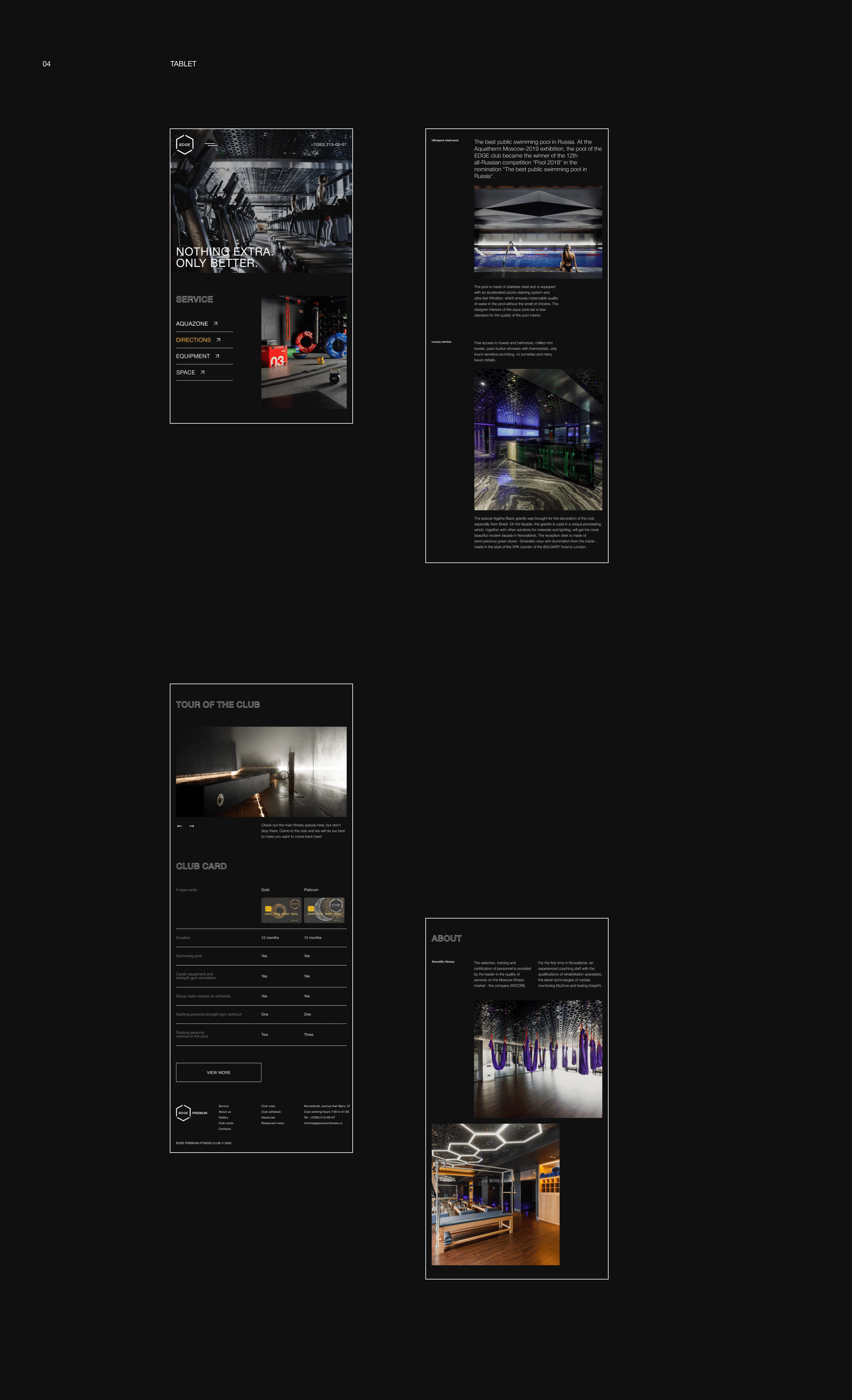 EDGE — Website concept — Изображение №6 — Интерфейсы на Dprofile