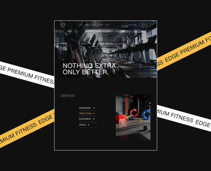 EDGE — Website concept — Интерфейсы на Dprofile