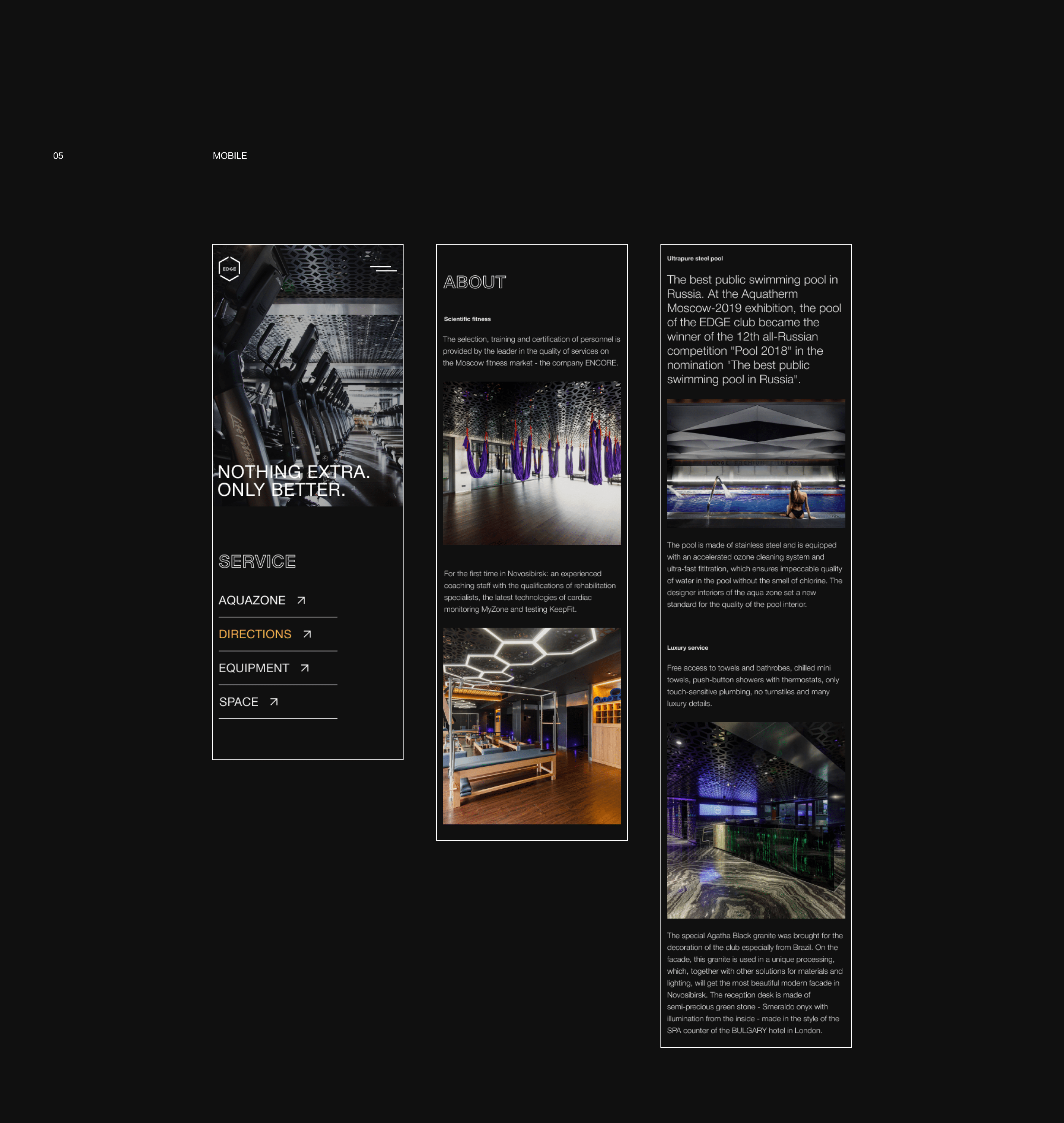 EDGE — Website concept — Изображение №8 — Интерфейсы на Dprofile
